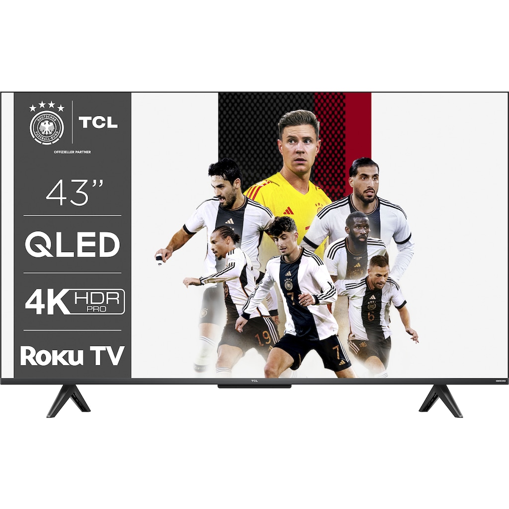 TCL QLED-Fernseher »43RC630X2«, 108 cm/43 Zoll, 4K Ultra HD, Smart-TV