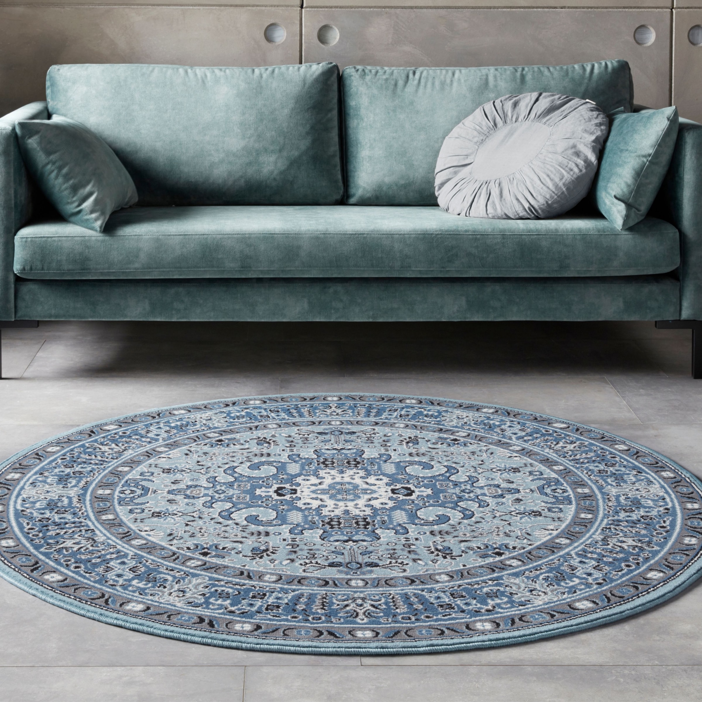 HANSE Home Teppich »Skazar Isfahan«, rund, 9 mm Höhe, Kurzflor, Orient, Tep günstig online kaufen