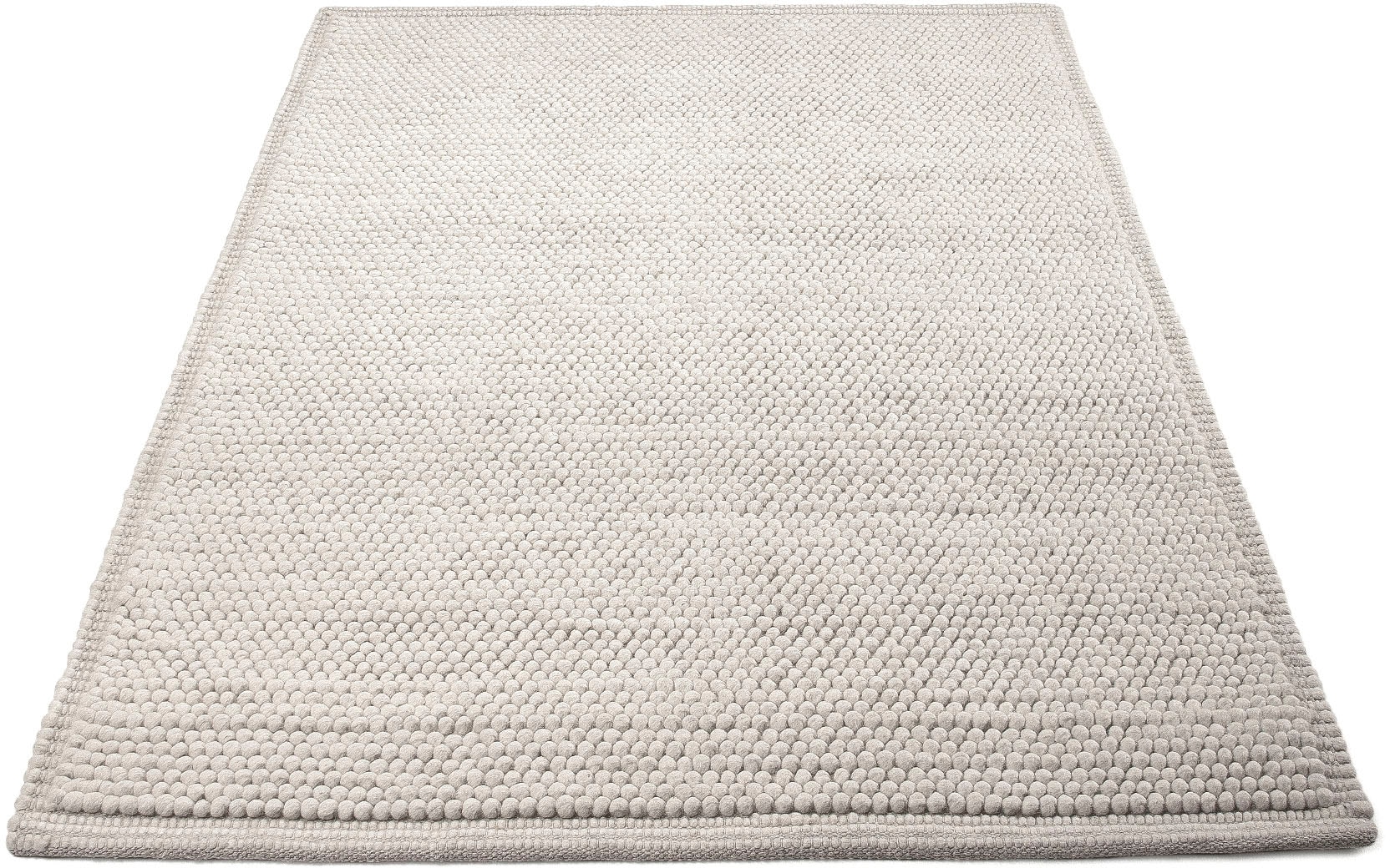 OTTO home Wollteppich »Seebu Loop« rechteckig 10 mm Höhe reine Schurwolle, günstig online kaufen