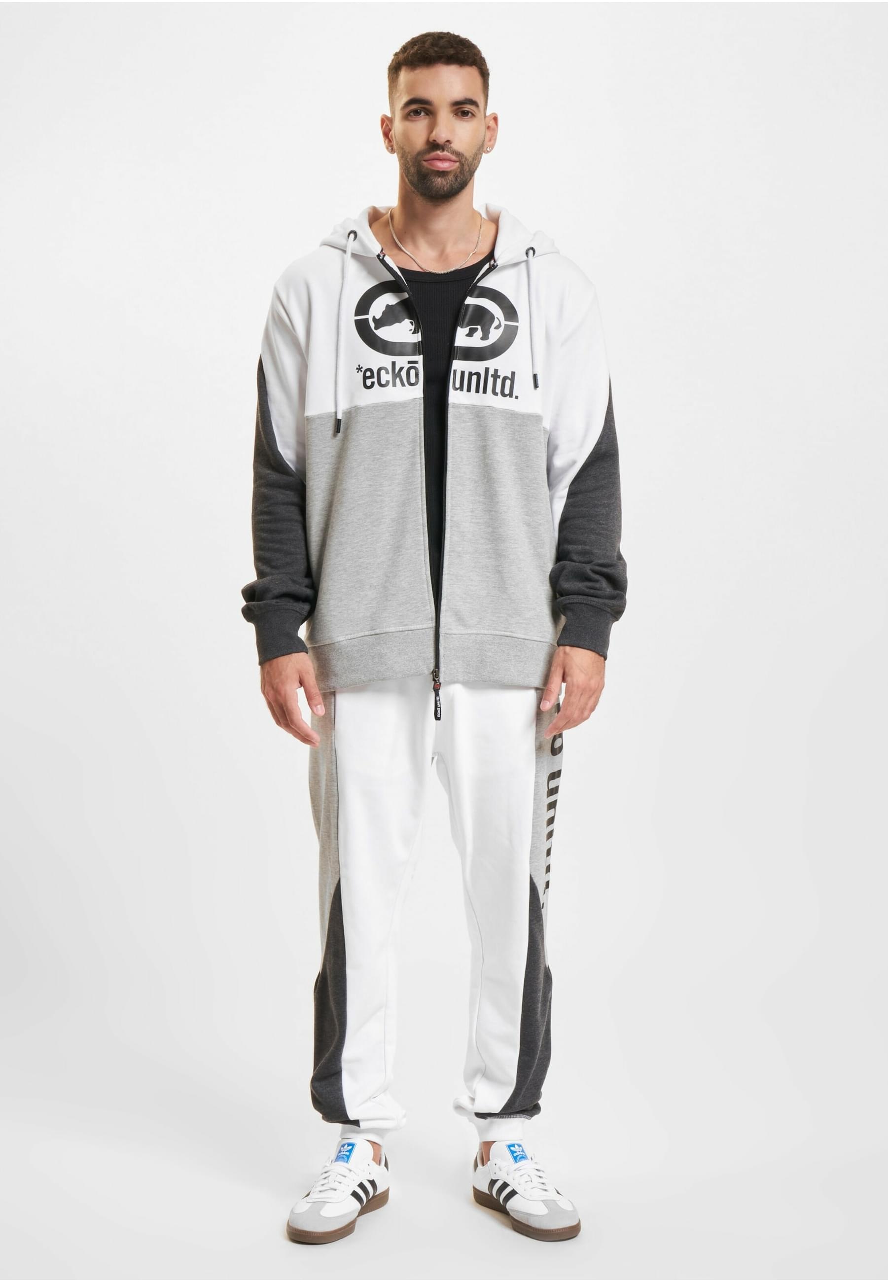 ECKO UNLTD. Trainingsanzug »Ec ko Jogginganzüge« grey melange/white/anthracite XXL Verschiedene Designs und Farben zur Auswahl