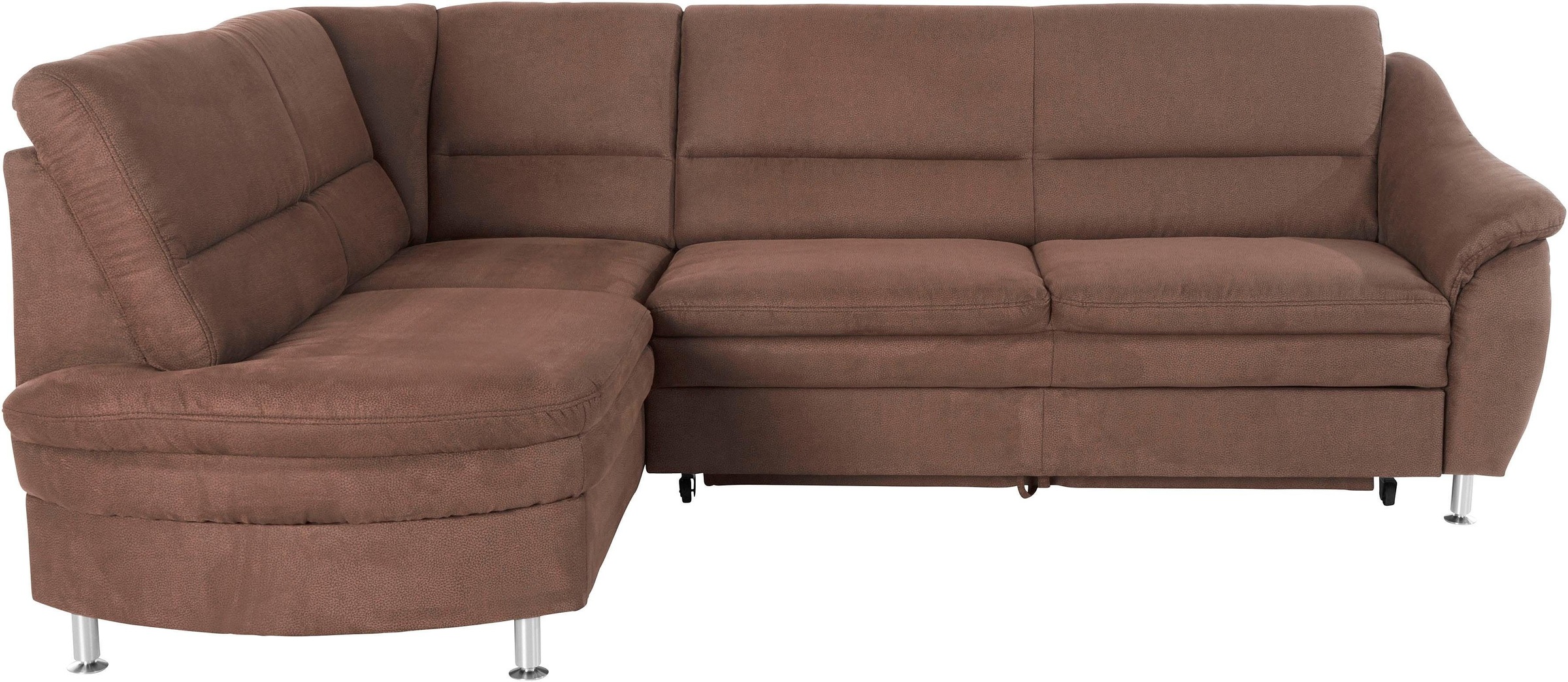 Places of Style Ecksofa »Cardoso L-Form«, Federkern, wahlweise mit Bett, Sc günstig online kaufen
