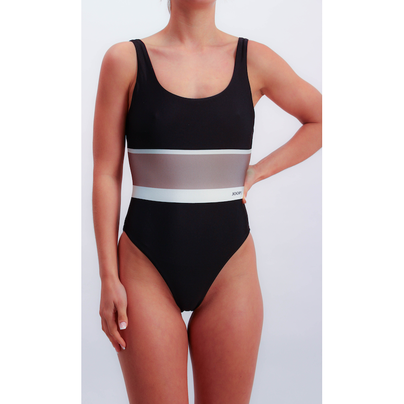 JOOP! Badeanzug »Colourblock« Colourblocking-Design, tiefer Rückenausschnitt Black 34 - N-Gr N-Gr 34 Badeanzug von JOOP!