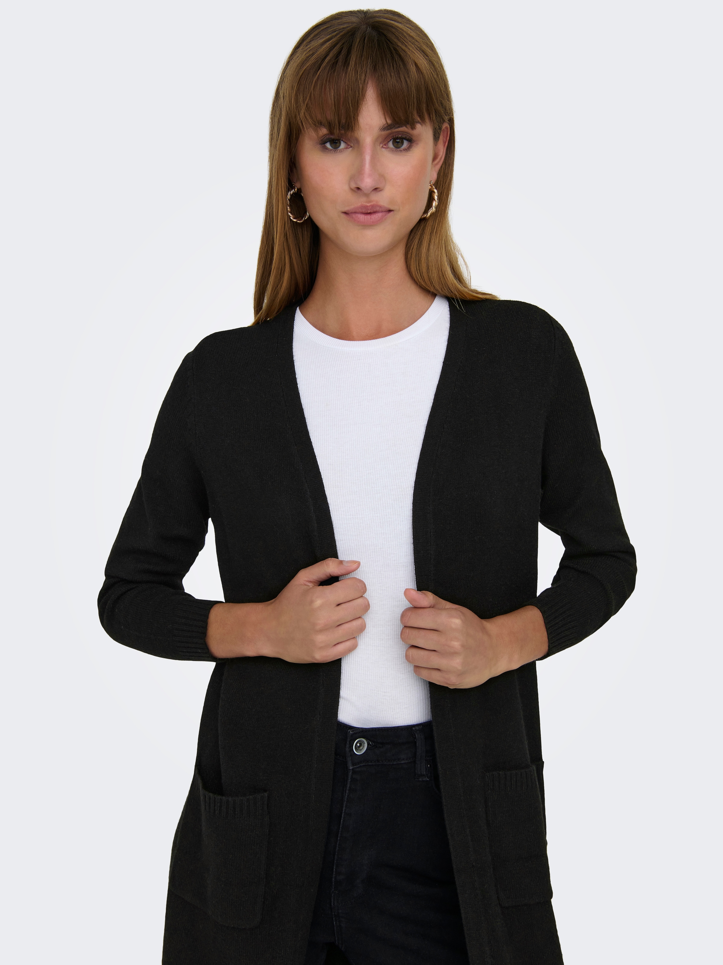 ONLY Longstrickjacke »ONLLESLY L/S LONG CARDIGAN«