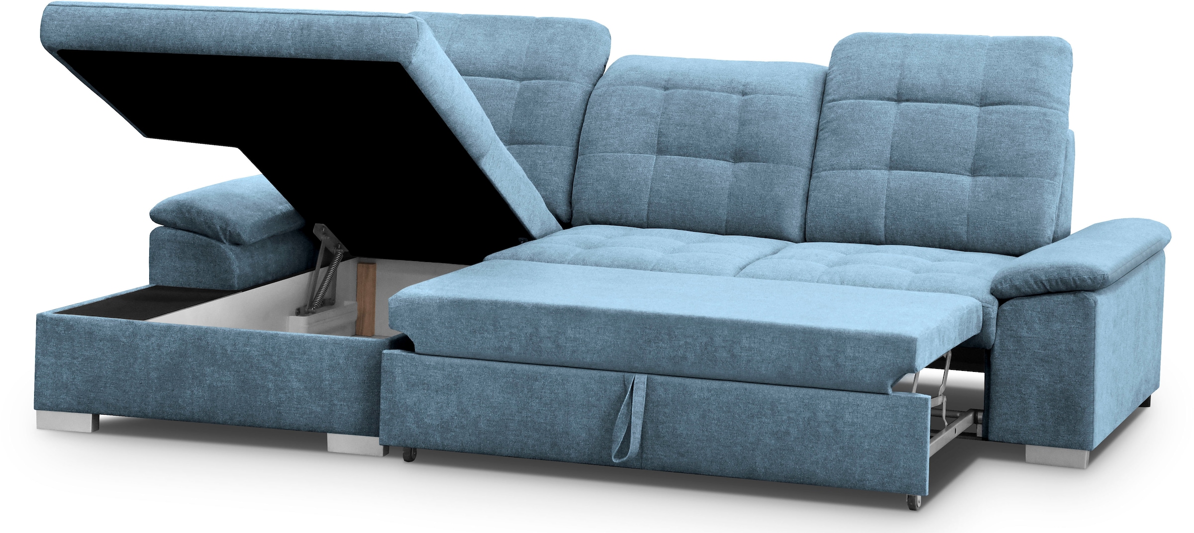 WERK2 Ecksofa »Carmen, mit Bettfunktion & Bettkasten, optional Sitztiefenve günstig online kaufen