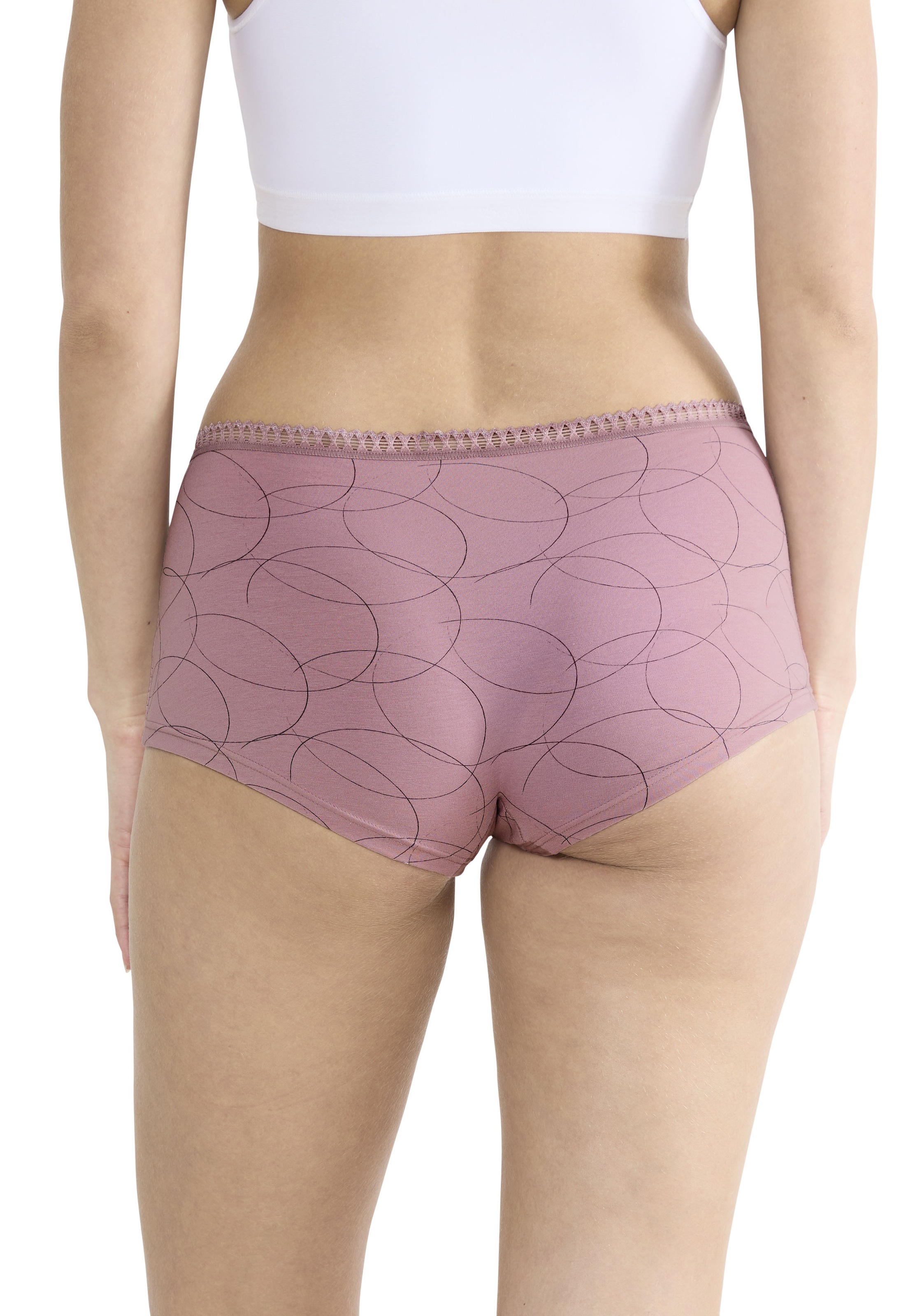 sloggi Panty »GO Crush Short C3P«, (3er Pack), mit Spitzendetails