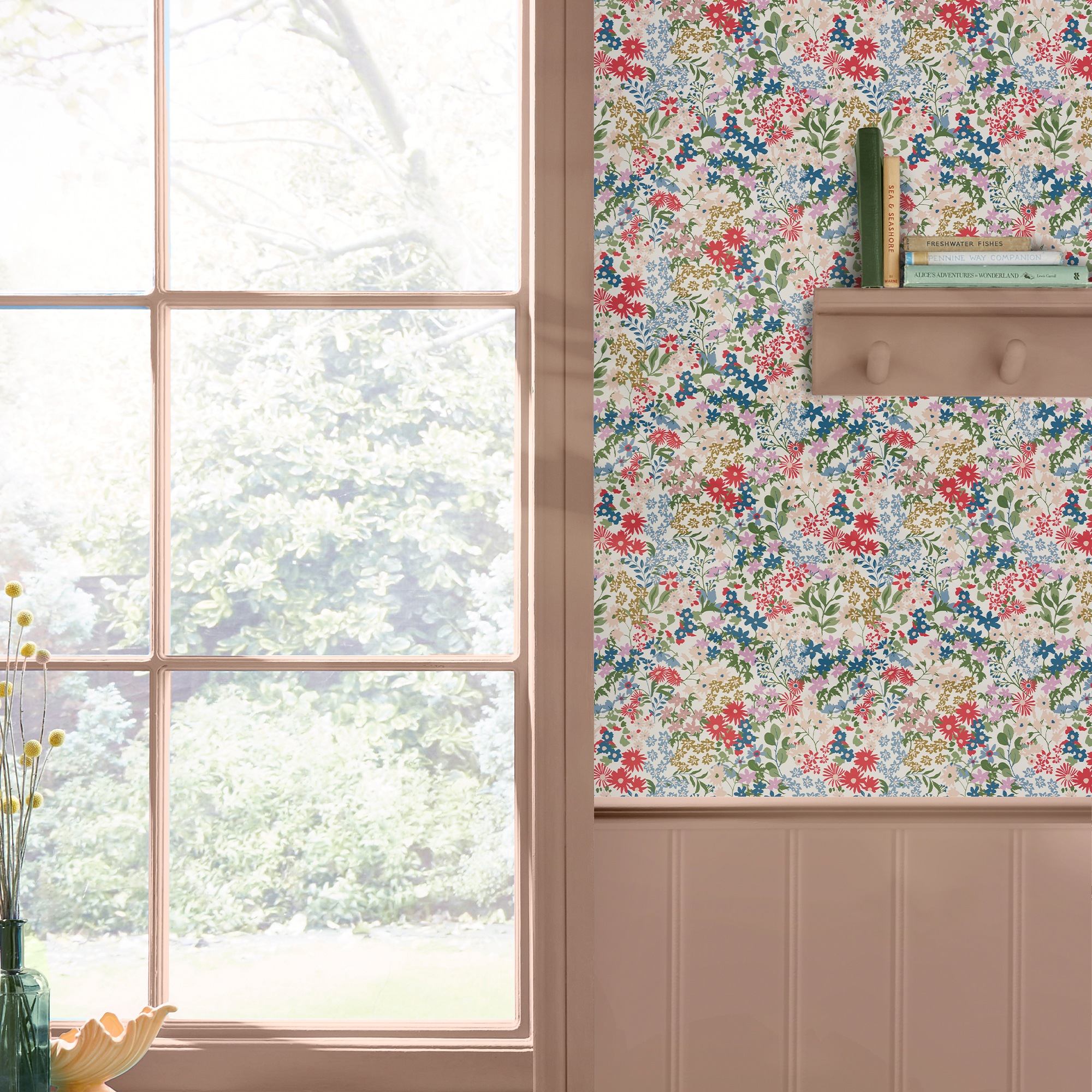 Joules Vliestapete »Sanders Ditsy«, neutral, Design Tapeten