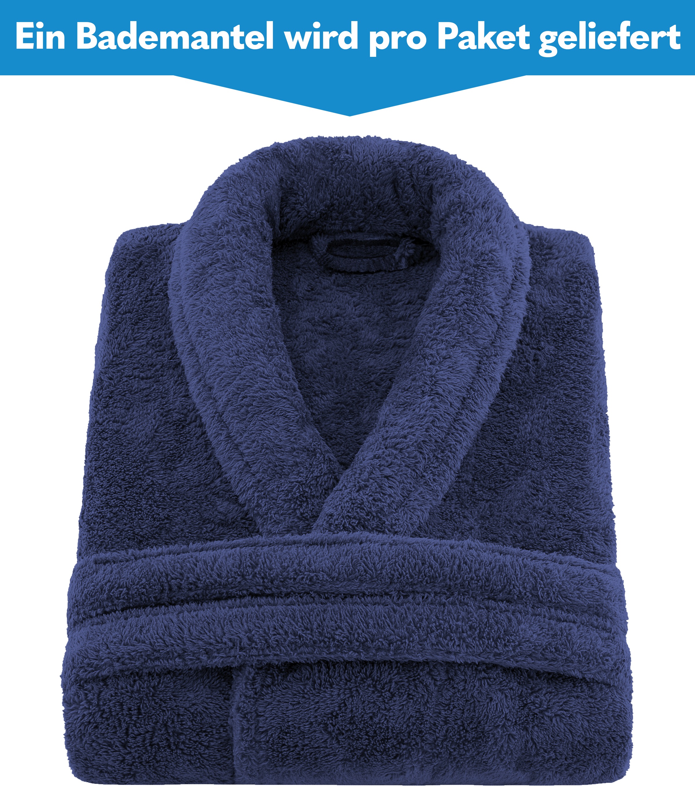 HAMMETEX Bademantel »Bademantel unisex, ultraweicher & flauschiger Fleecemantel«, (Packung), ideal für Sauna & Spa, Hotelbademantel, Morgenmantel