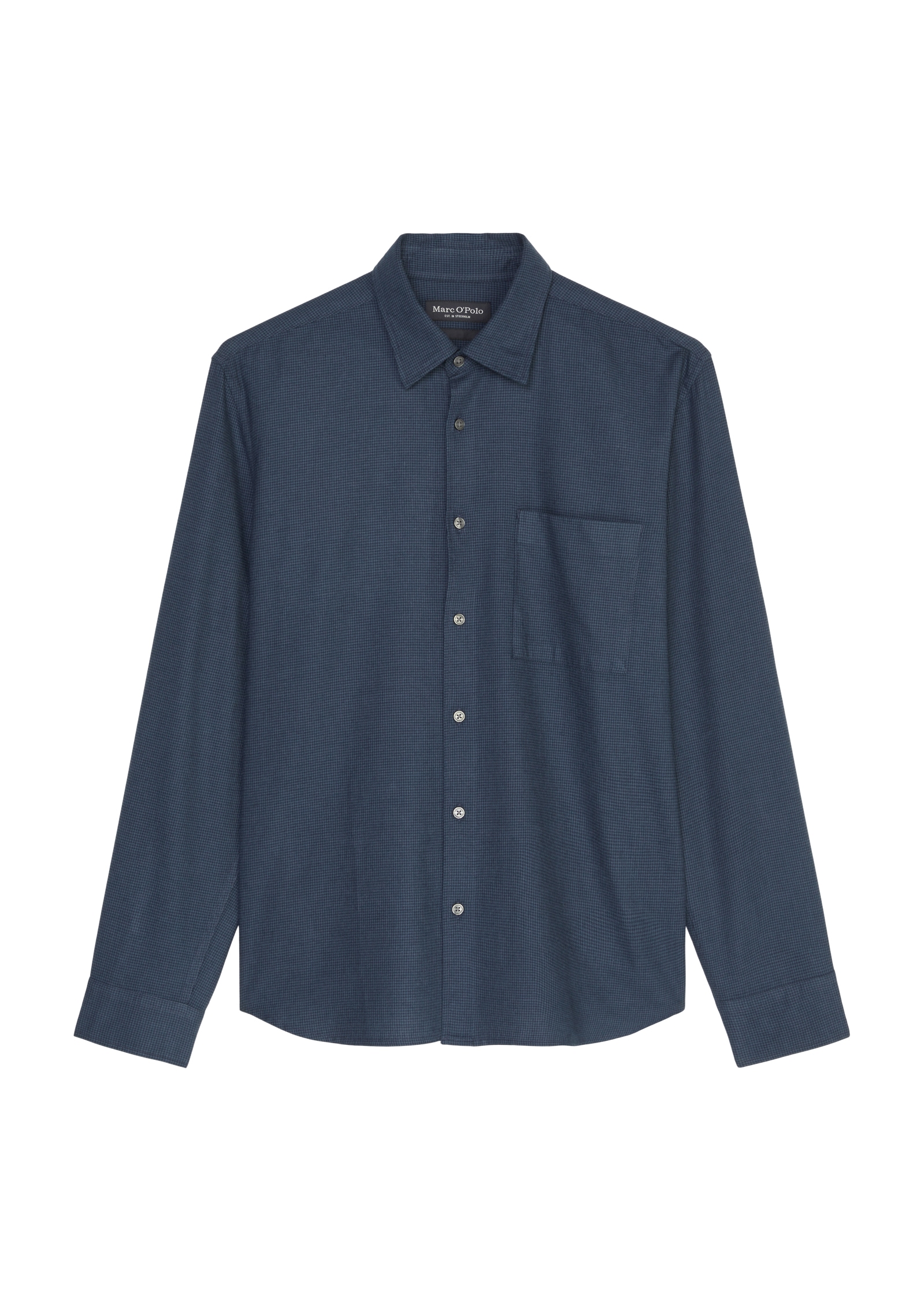 Marc O'Polo Langarmhemd, In softer, leichter Flanell-Qualität