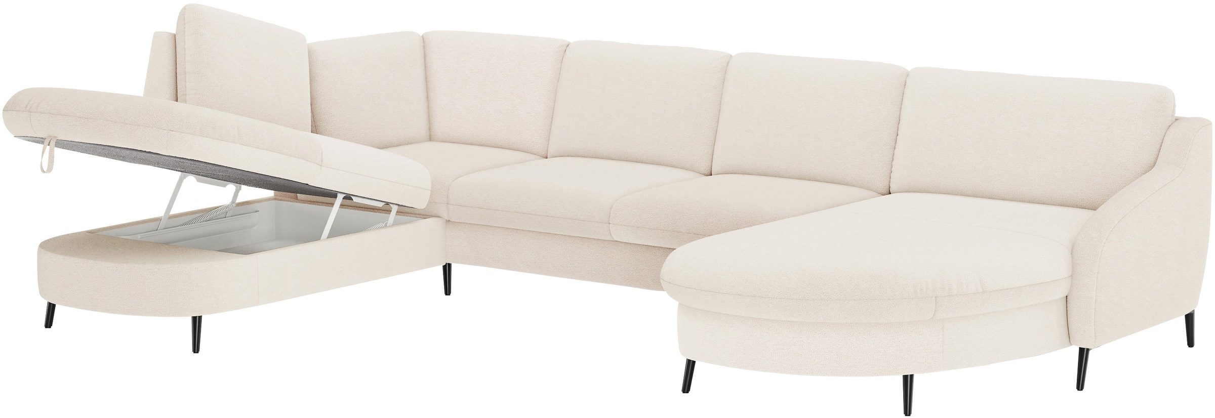sit&more Wohnlandschaft »Soul U-Form«, wahlweise mit Bett und Bettkasten