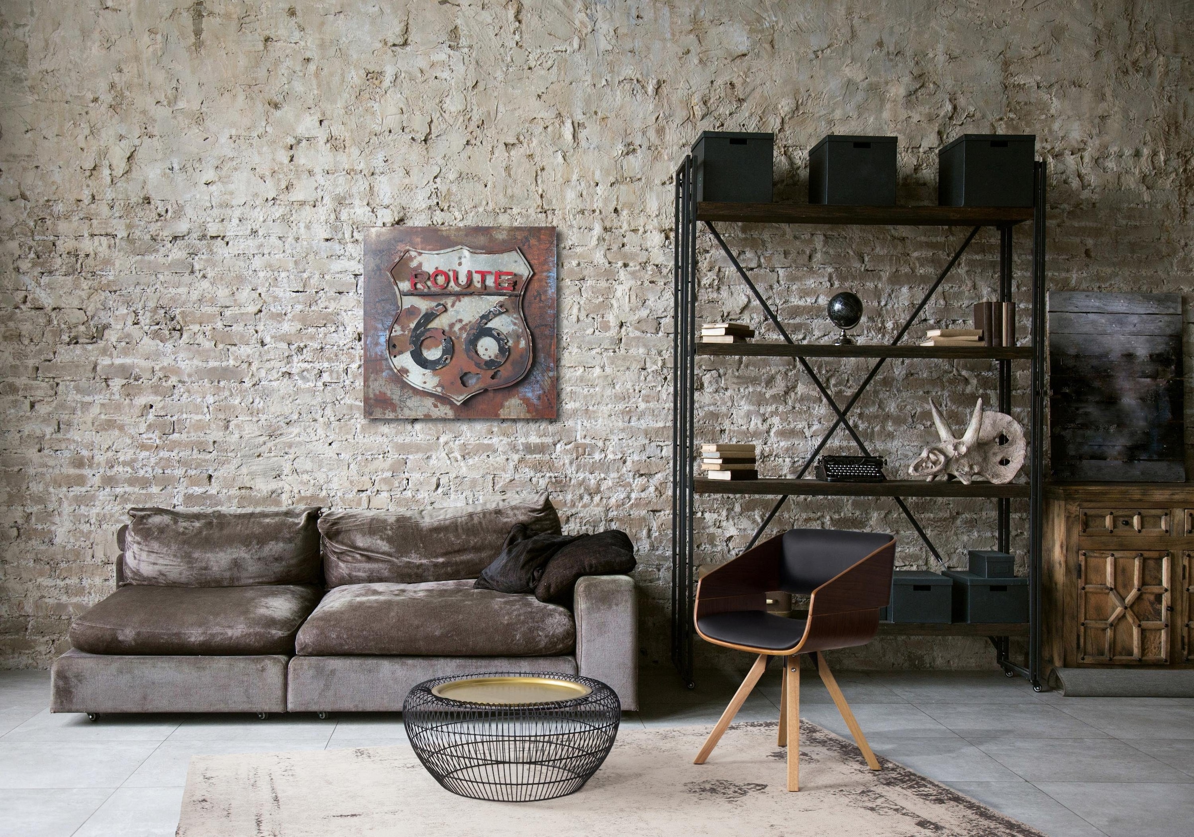 Kayoom Teppich »Nostalgia 285«, rechteckig, 10 mm Höhe, Flachgewebe, Vintage Design, Wohnzimmer