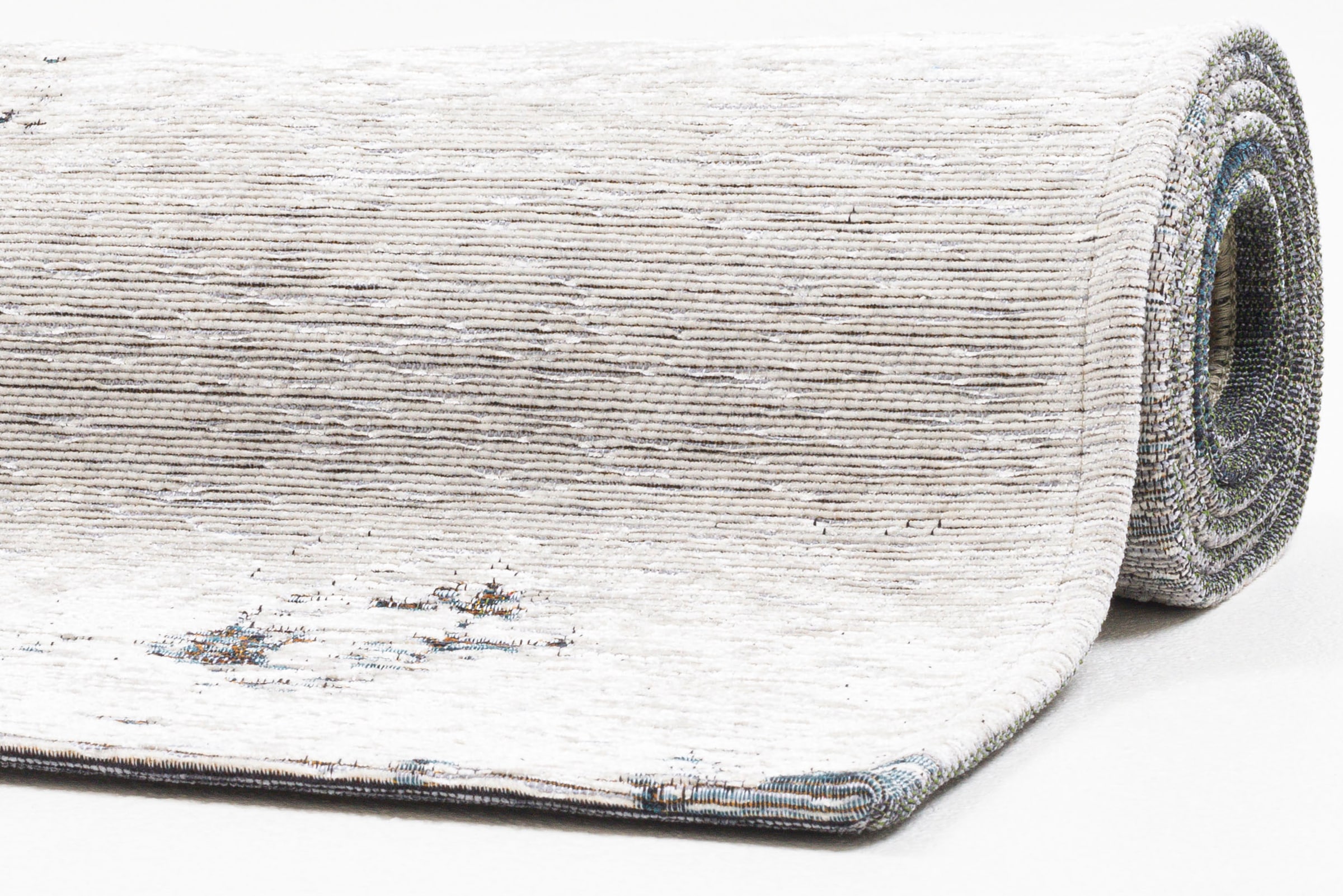 Sansibar Teppich »Keitum 012«, rechteckig, 3 mm Höhe, Flachgewebe, modernes Design, Motiv Sylt & gekreuzte Säbel