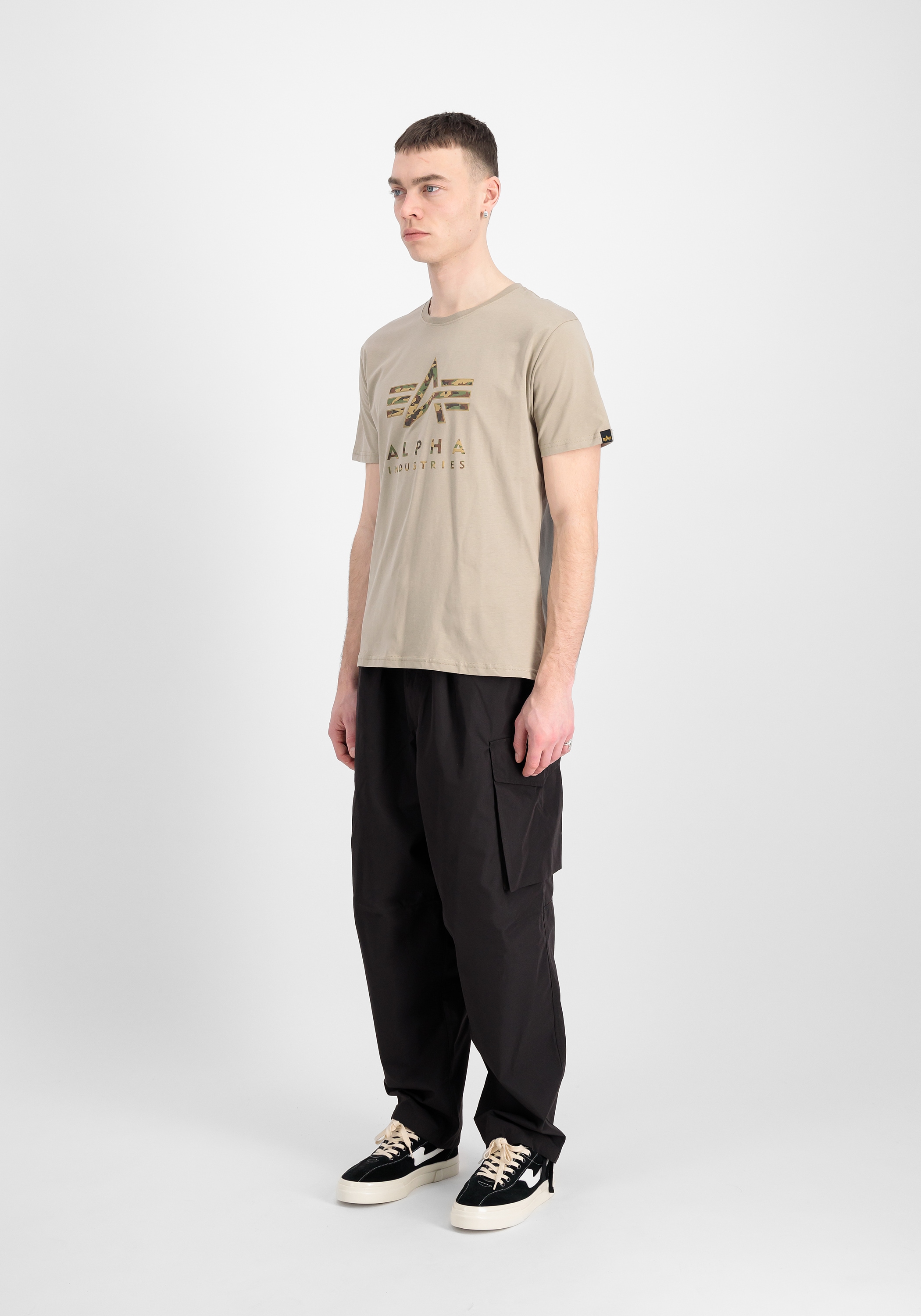 Alpha Industries T-Shirt »Alpha Industries Men - T-Shirts Camo Puff Print T«