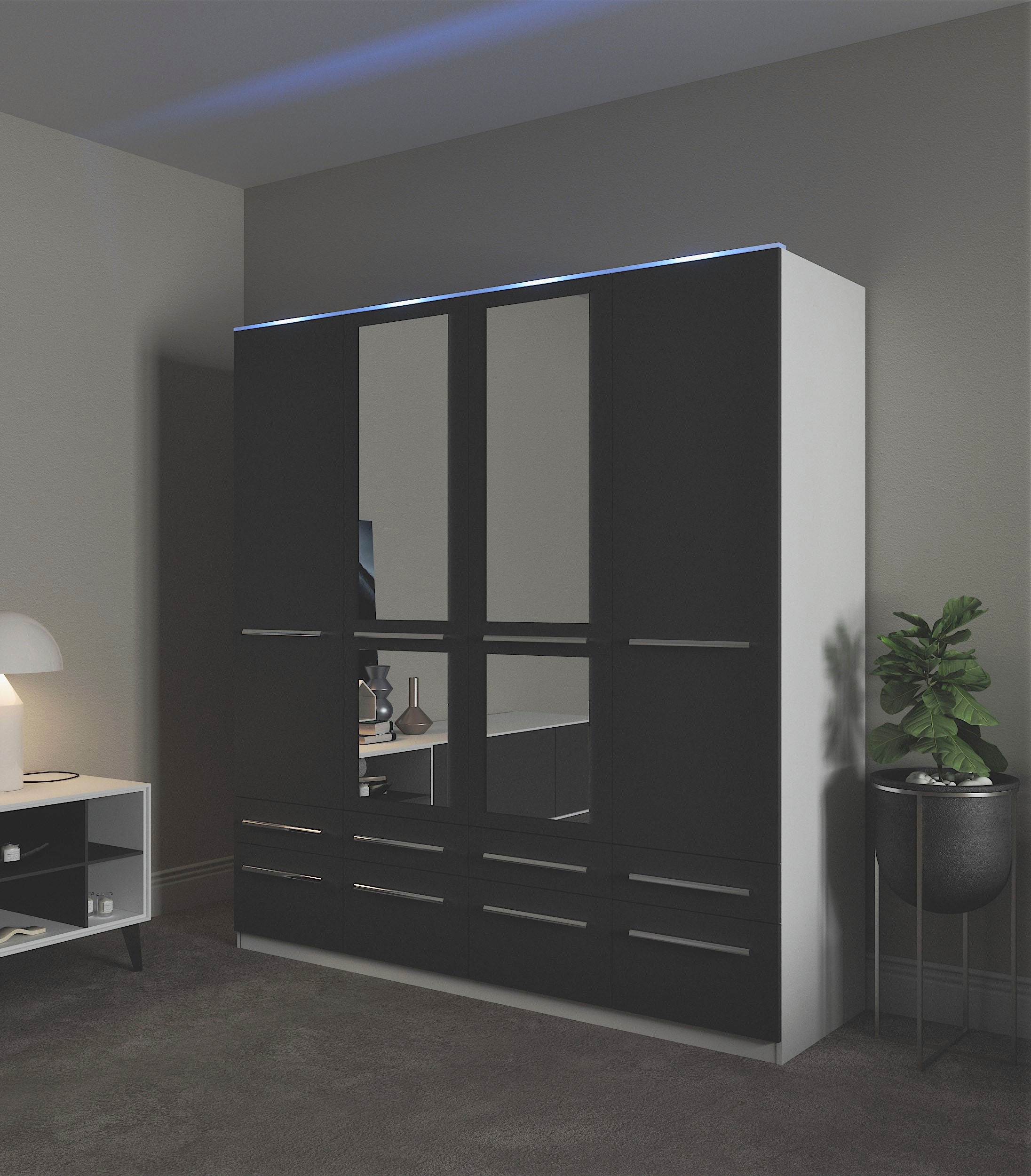 priess Kleiderschrank »Schrank Garderobe Wäscheschrank Barcelona in 5 Breit günstig online kaufen