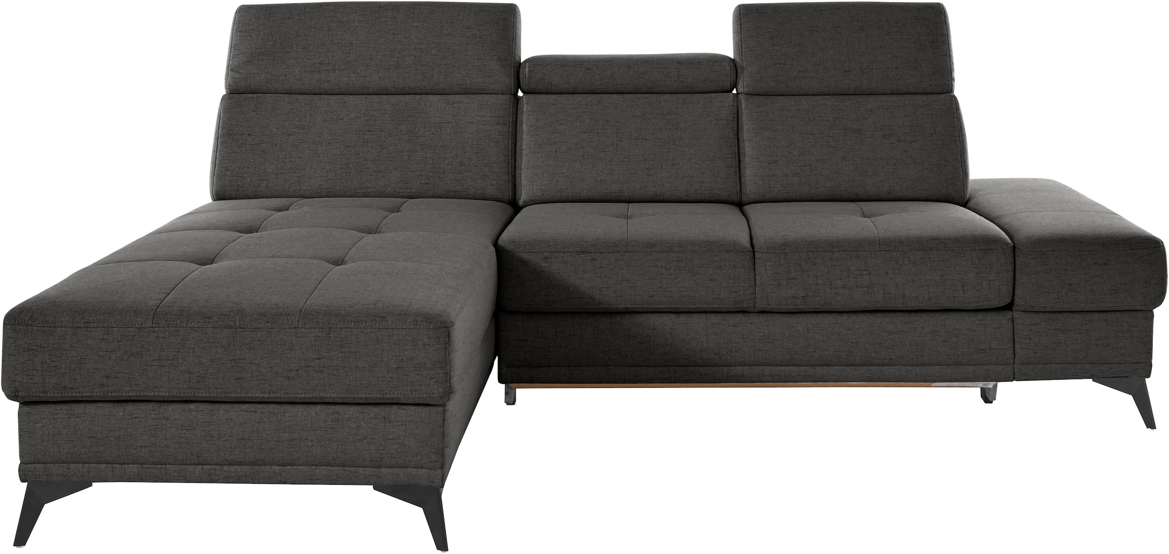 INOSIGN Ecksofa »Cardiz L-Form«, inkl.Kopfteilverstellung und Federkern wah günstig online kaufen