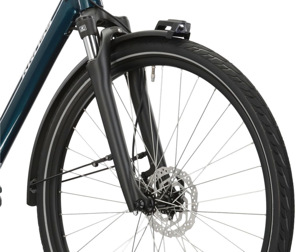 Kross »E-Citybike Sentio Hybrid 5.0 28 Zoll blau - Shimano Mittelmotor« 7 Gang Shimano NEXUS Schaltwerk Nabenschaltung Mittelmotor 250 W SHIMANO 36 V/250 W, Mittelmotor DU-E500