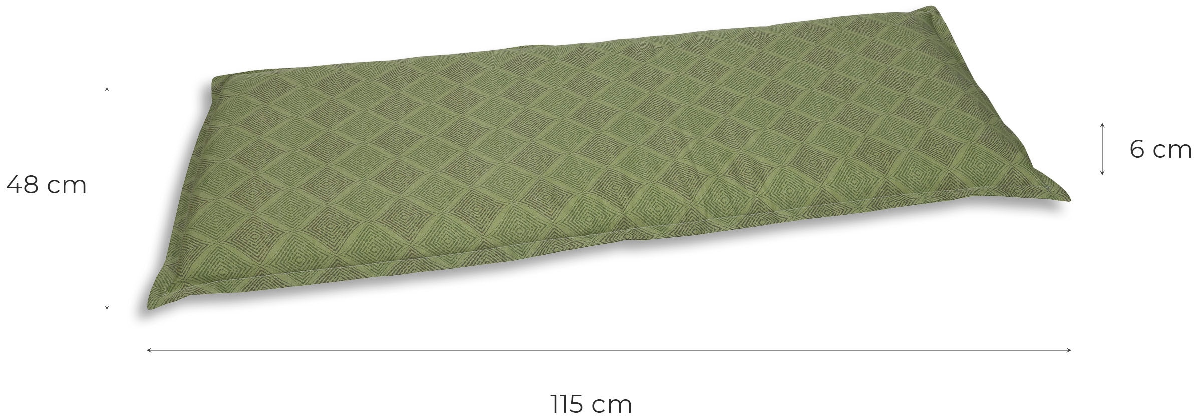 GO-DE Bankauflage »Bankauflage 115cm«