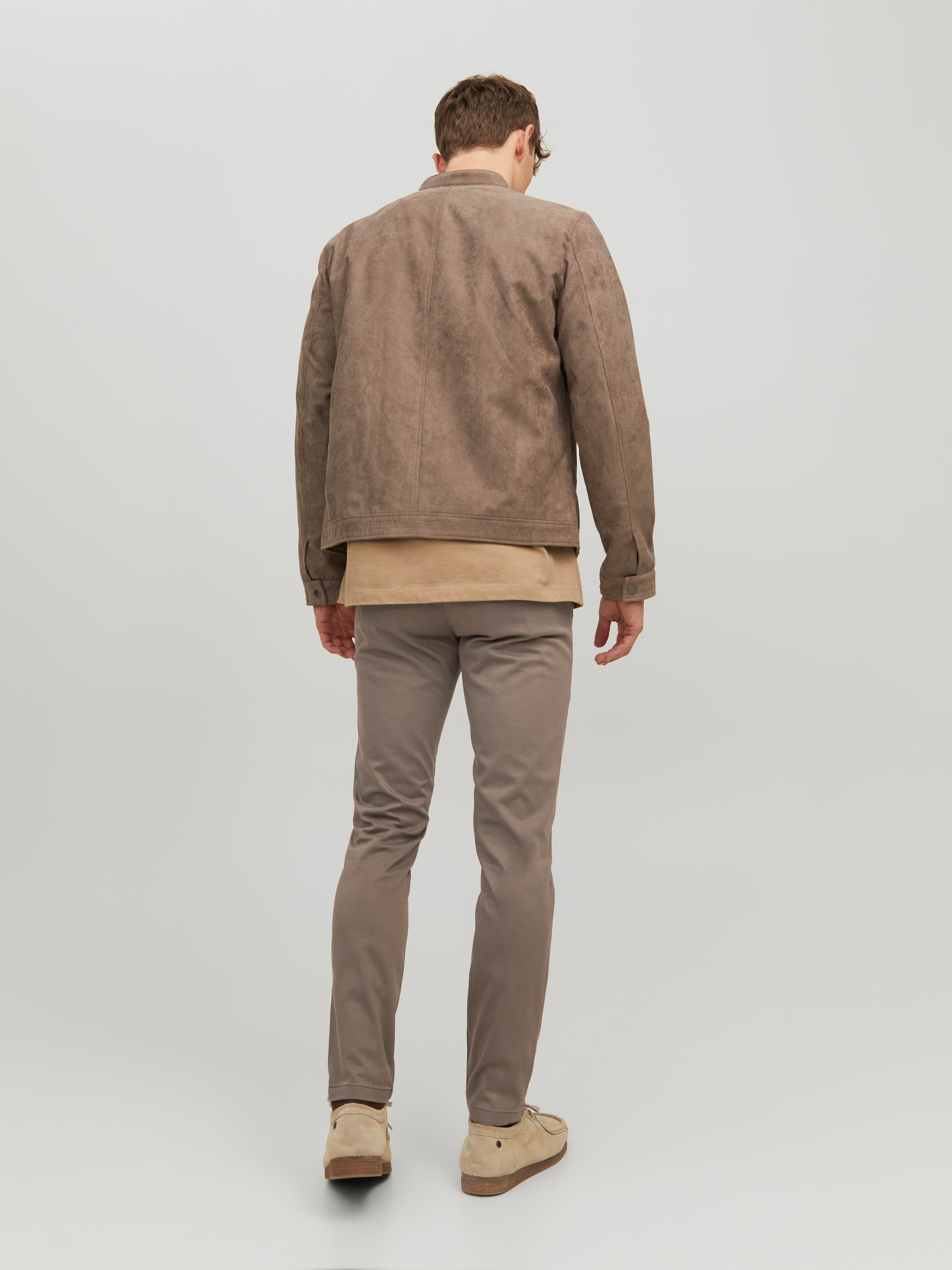Jack & Jones Chinohose »JJIMARCO mit Badge und hohem Tragekomfort«  unifarben, modisch, slim fit, Baumwollmischung