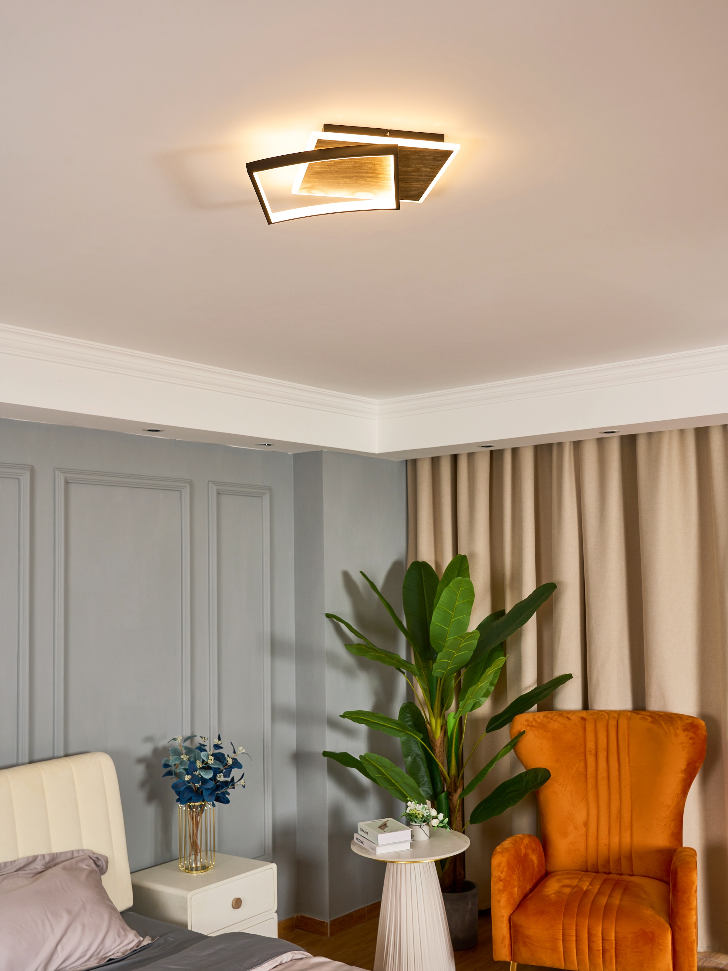 ECO-LIGHT LED Deckenleuchte »LED-Deckenleuchte OVEST«, 2 flammig, Leuchtmittel LED-Board | LED fest integriert