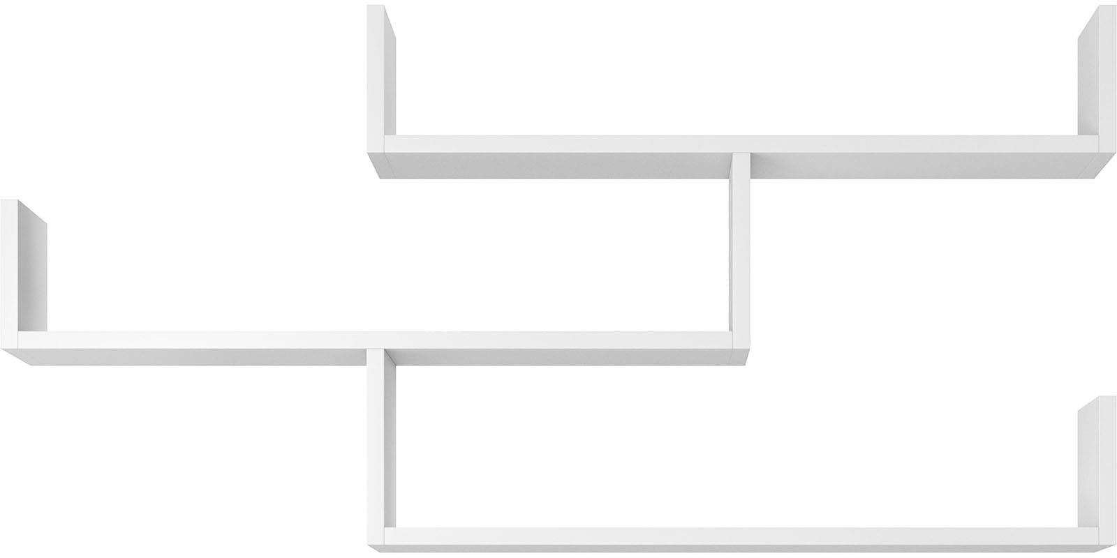 INOSIGN Wandboard »Wandregal Trio«, (1 St.), Hängeregal mit 3 Ablageflächen, modernes Design, variabel einsetzbar