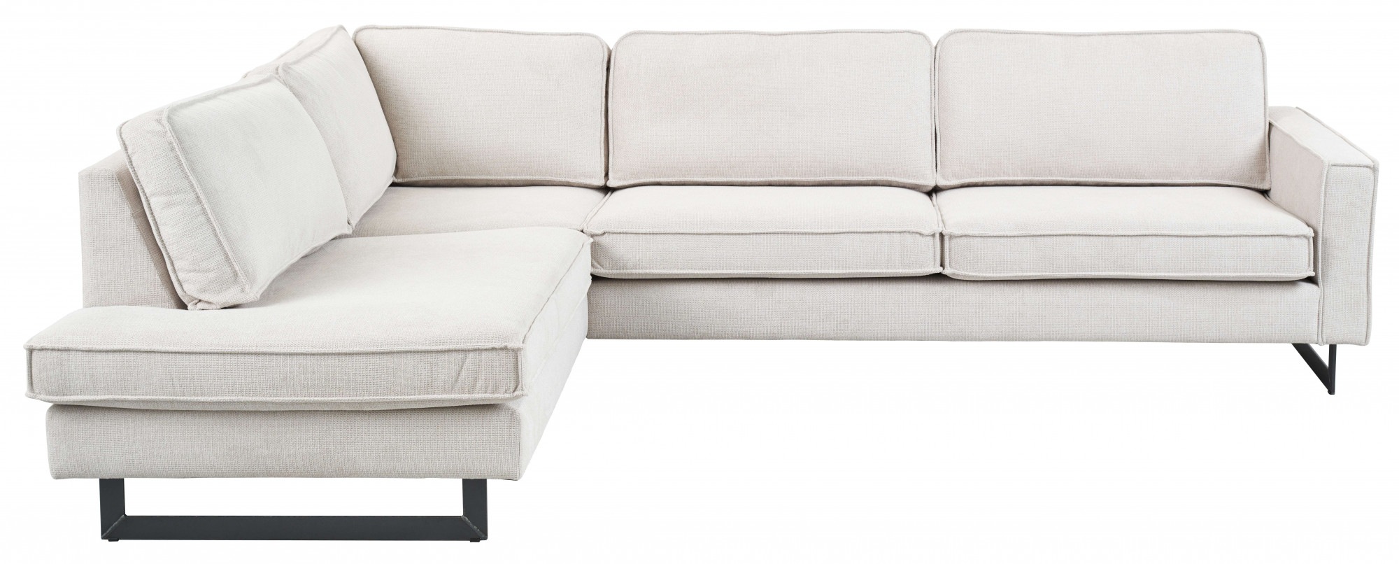 Places of Style Ecksofa »Pinto, 290 cm, Cord, Chenille, Lederoptik, Ottoman günstig online kaufen