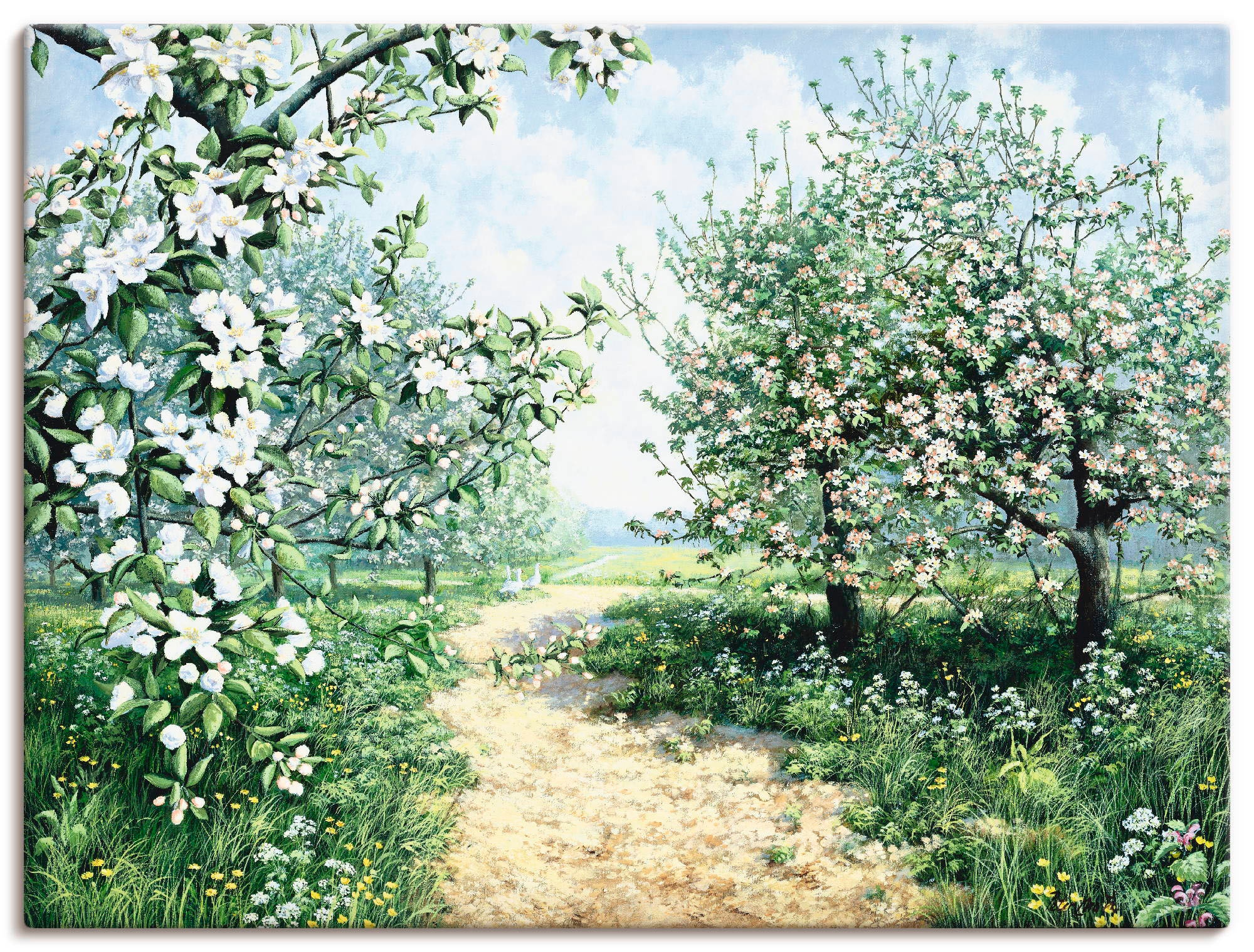 Artland Wandbild "Frühling I", Vier Jahreszeiten, (1 St.), als Leinwandbild günstig online kaufen