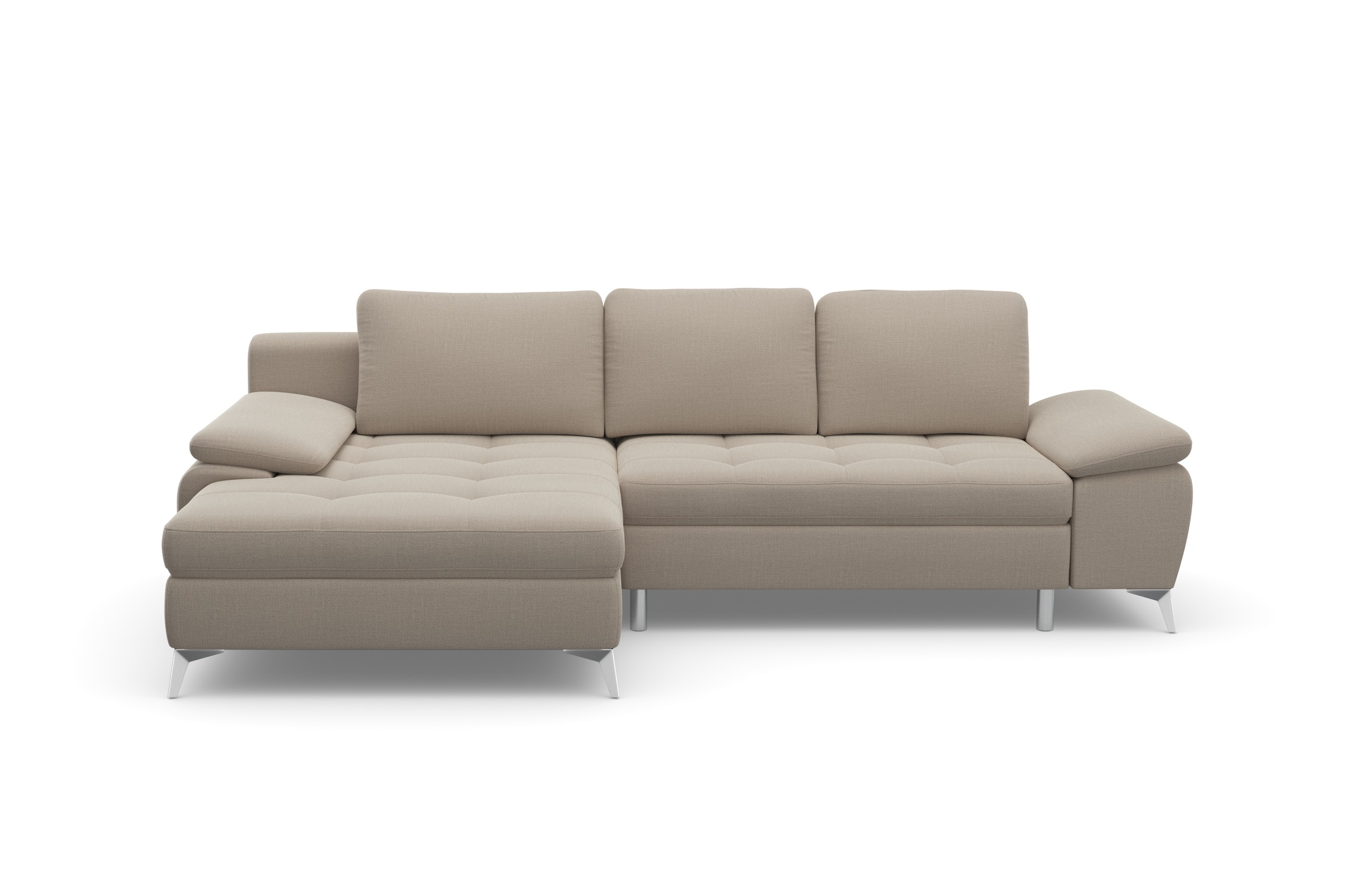 sit&more Ecksofa »Latigo L-Form«, mit Recamiere, wahlweise mit Bettfunktion und Bettkasten