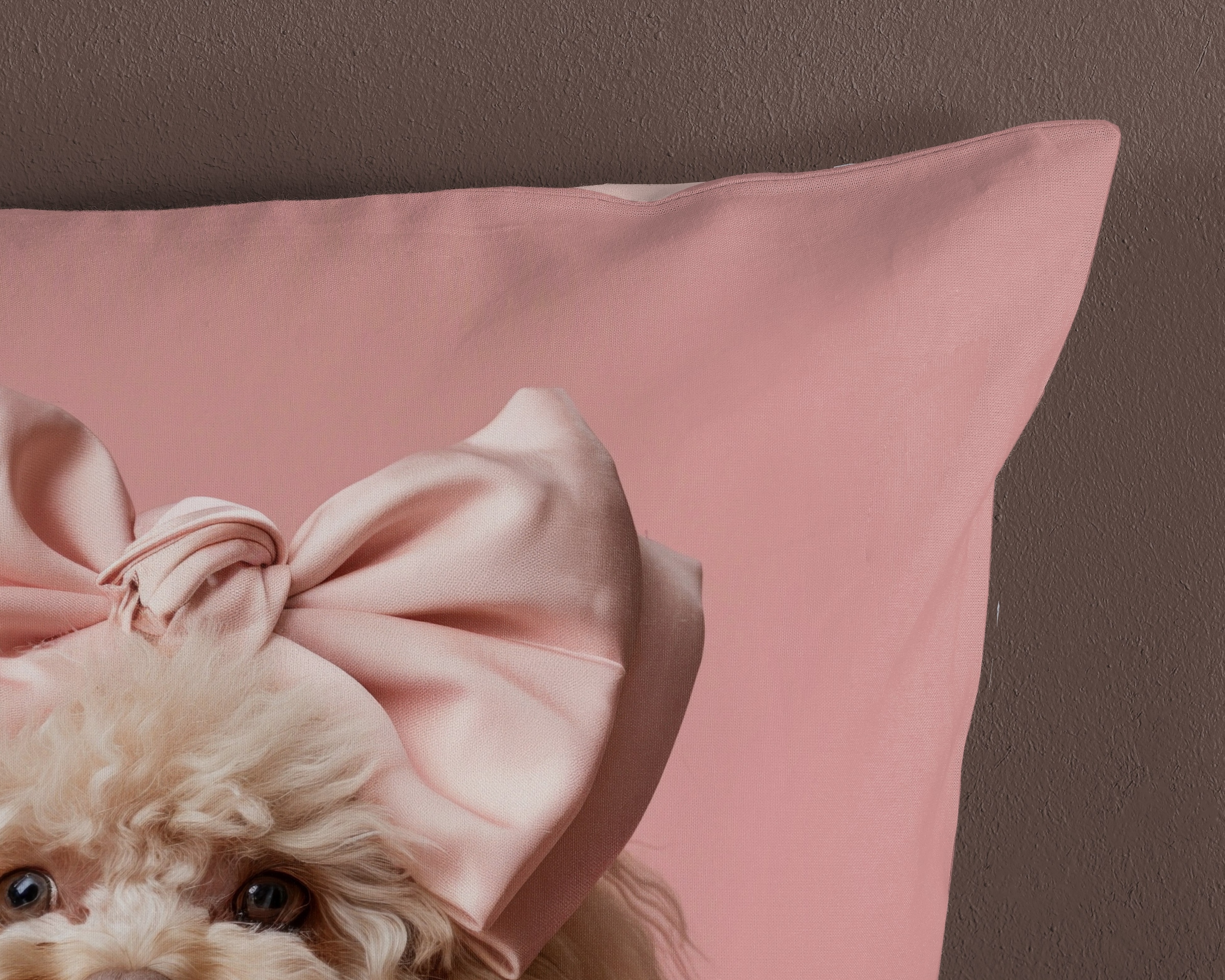 good morning Kinderbettwäsche »Roxy«, Baumwolle, Renforcé, 135x200, Wendeoptik, Kind, Mädchen, Pudel