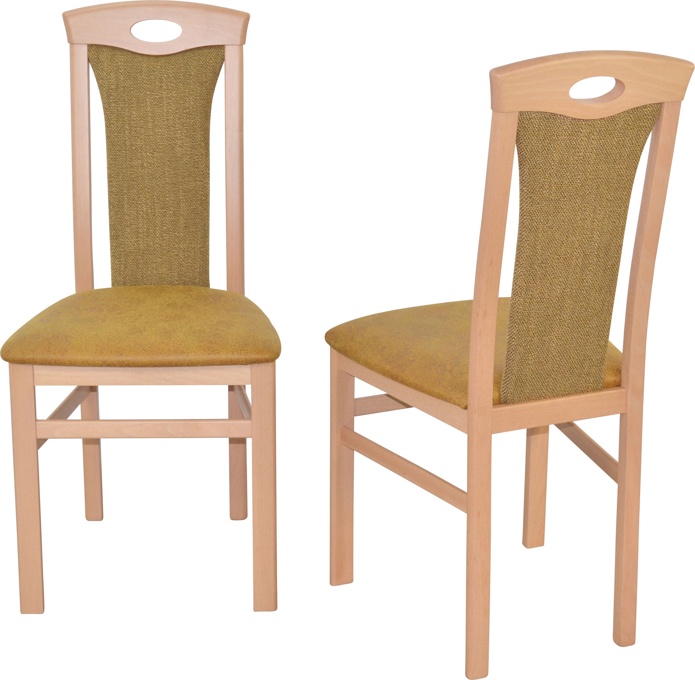 HOFMANN LIVING AND MORE 4-Fußstuhl, (Set), 2 St., Polyester-Kunstleder