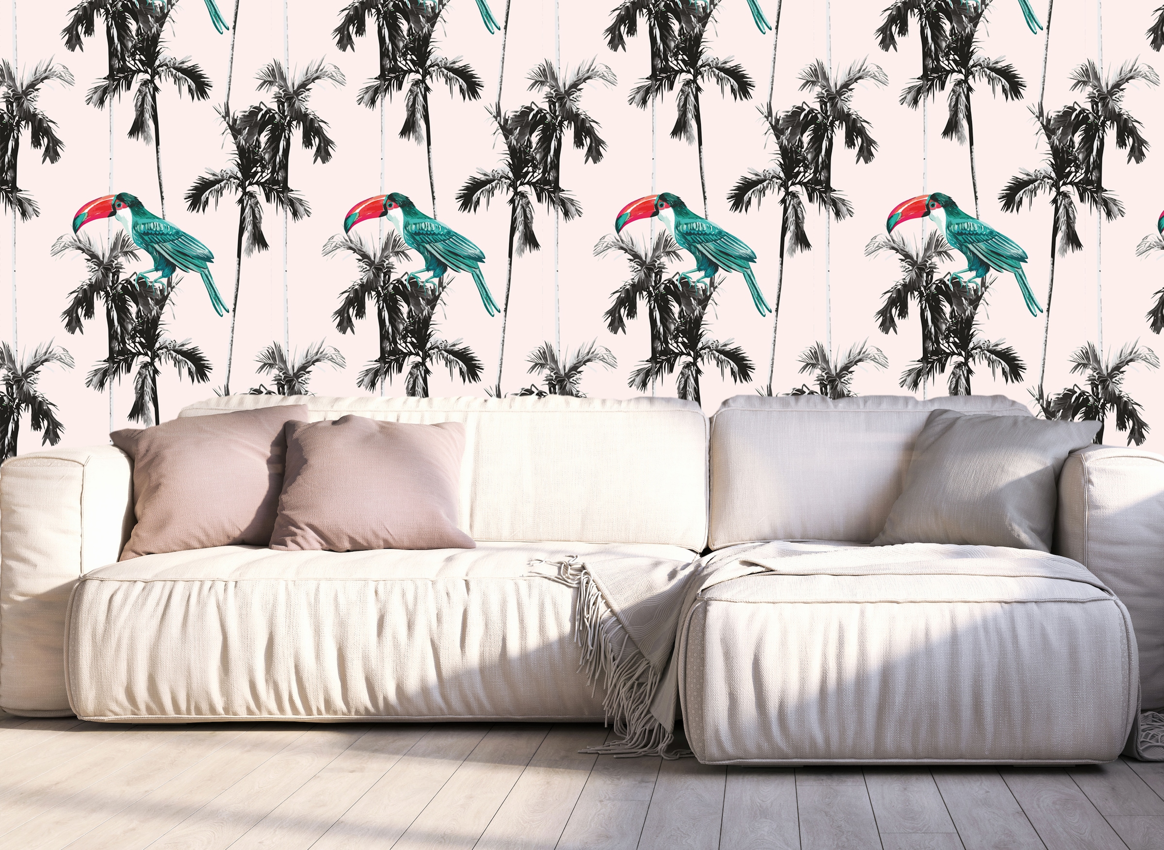 queence Vinyltapete »Dibs«, animal print-Fellimitat-Motiv-bedruckt-Reptilienprägung-tropisch, 90x250cm, selbstklebend, kinderleichte Anbringung, Sticker