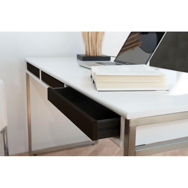 Hammel Furniture Schreibtisch »Mistral Bürotisch, Arbeitstisch, Tisch,  Computertisch«, mit Gestell, B: 137,4 cm, Designmöbel auf Raten kaufen