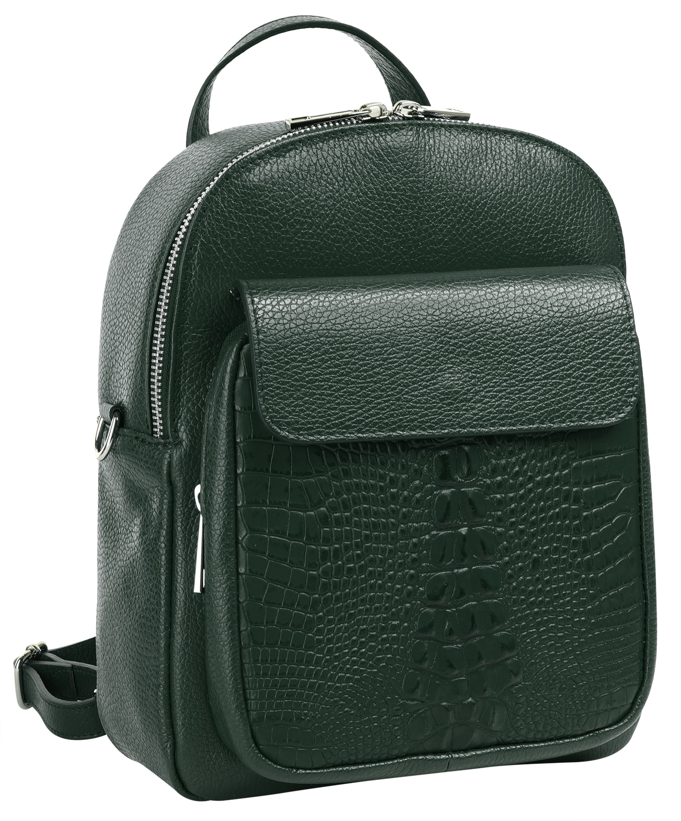 Cluty Cityrucksack, echt Leder, Made in Italy