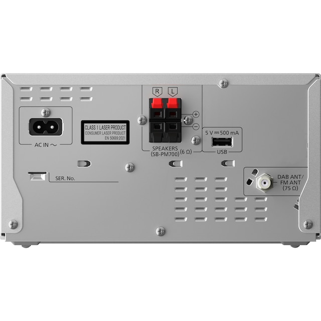 RDS-Digitalradio 40W, CD, HiFi Panasonic kaufen Micro mit Bluetooth, W), mit Radio Rechnung System auf (DAB+) 80 DAB+ »SC-PM704«, UKW (Bluetooth