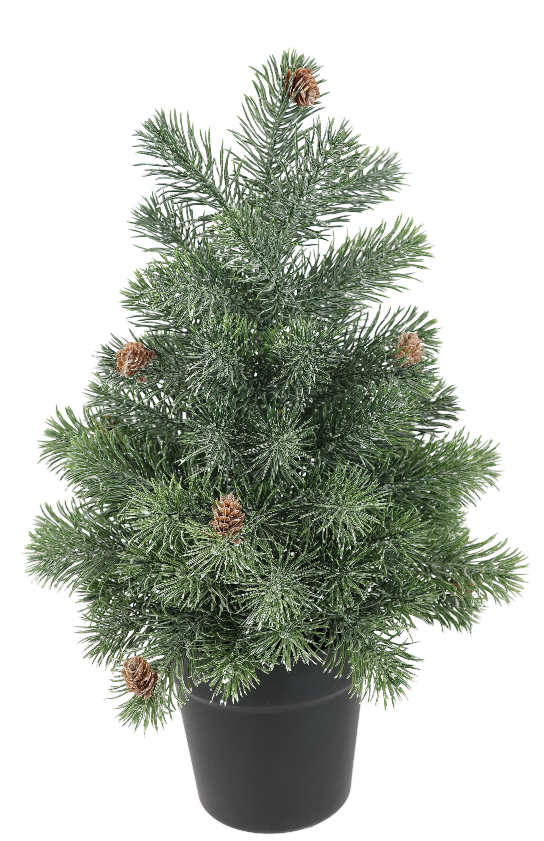 I.GE.A. Künstlicher Weihnachtsbaum »Tannenbaum« mit Zapfen im Topf Weihnach günstig online kaufen