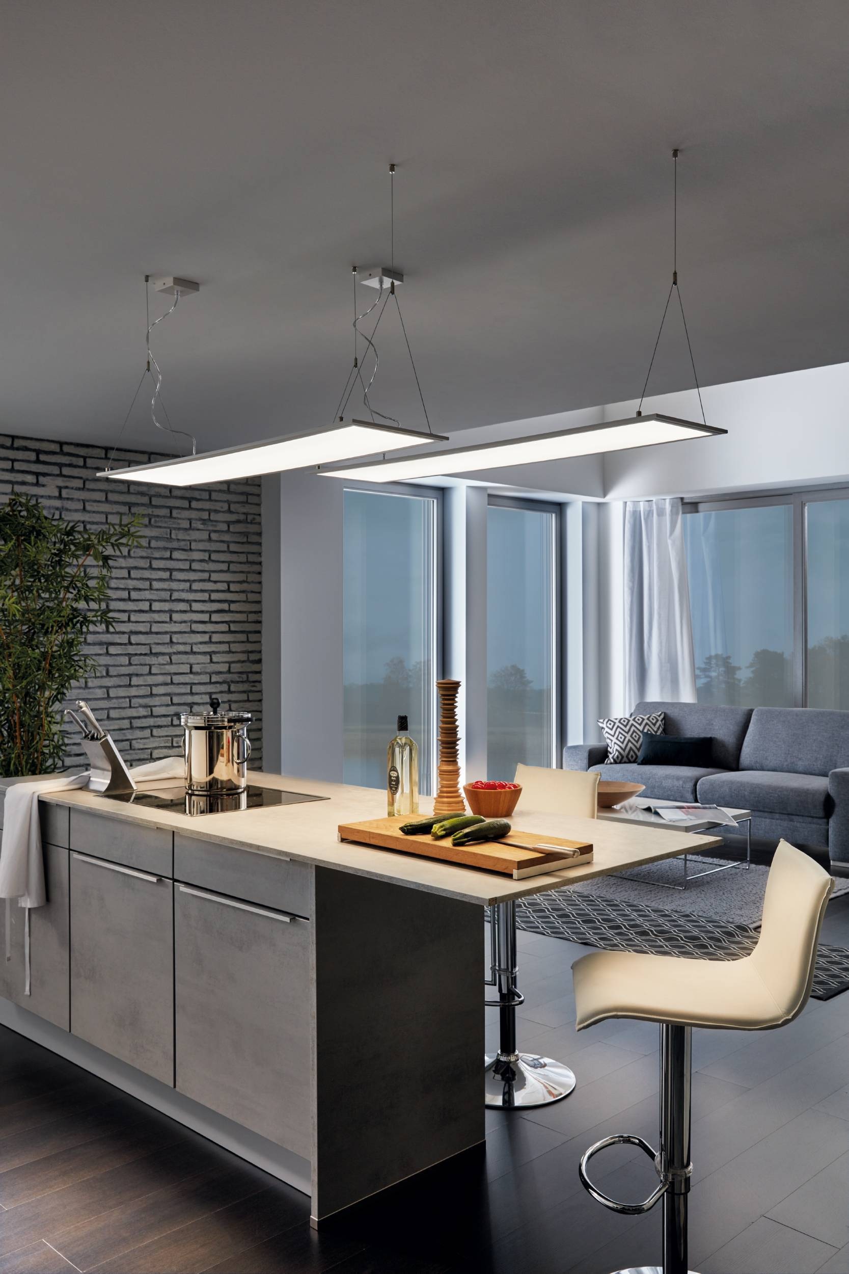 EGLO Rasterleuchte »Salobrena 1 Einbauleuchte, Deckenlampe, Aluminium, Kuns günstig online kaufen