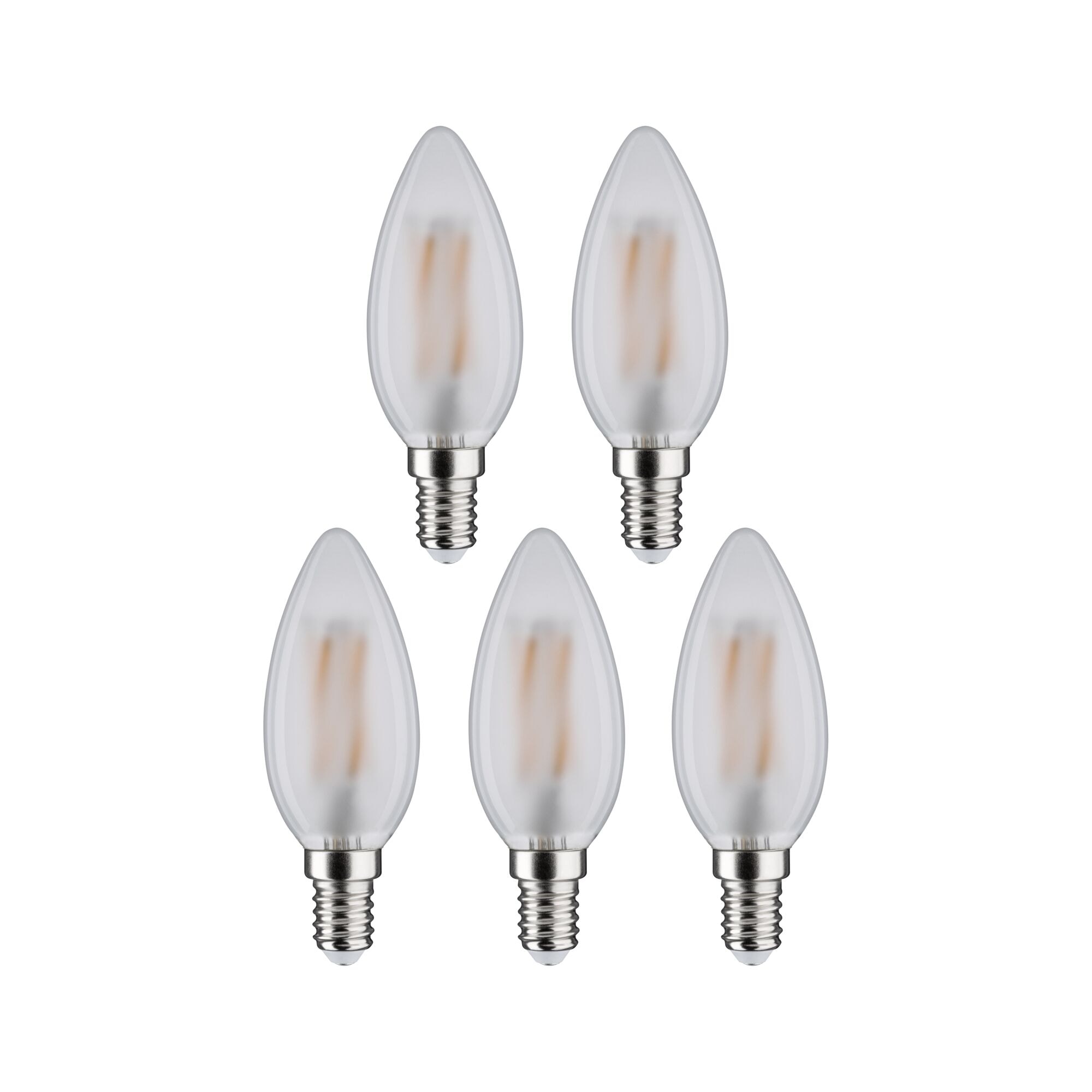 Paulmann LED-Leuchtmittel »5er Pack Kerze 470lm 4000K matt 230V« E14 5 Stk. Neutralweiß