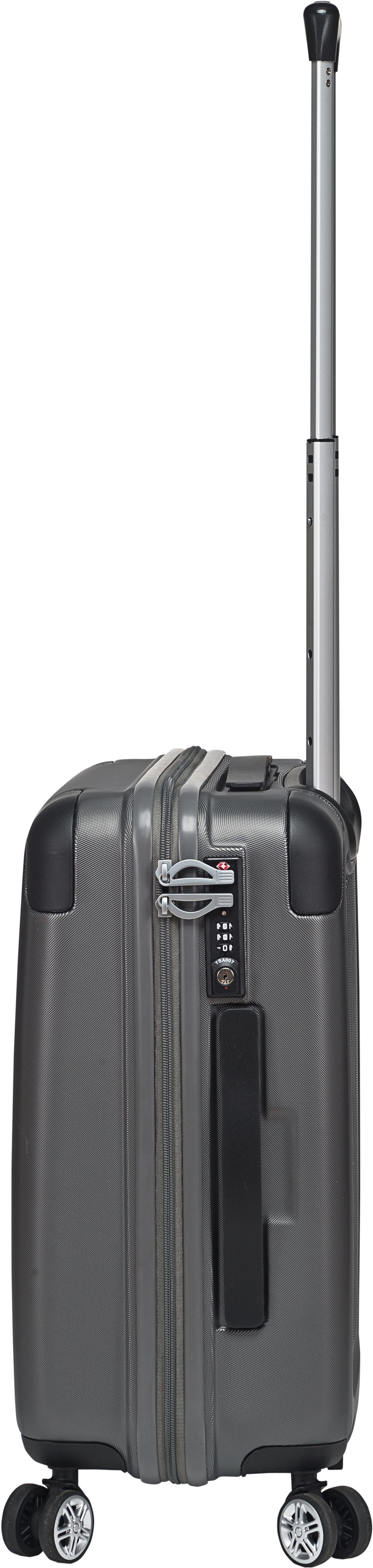 Stratic Hartschalen-Trolley »Stripe, 54 cm«, 4 Rollen, Handgepäck Reisekoffer Reisegepäck TSA-Zahlenschloss