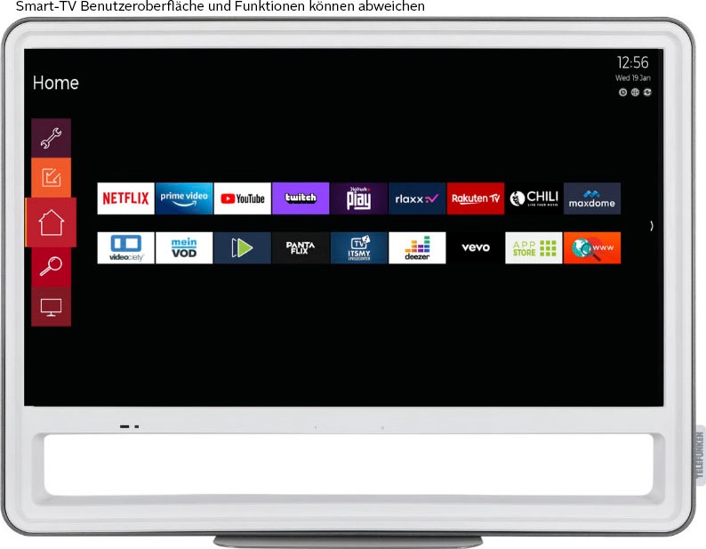 Telefunken LED-Fernseher »TV WITH ME ML24S«, HD ready, Smart-TV