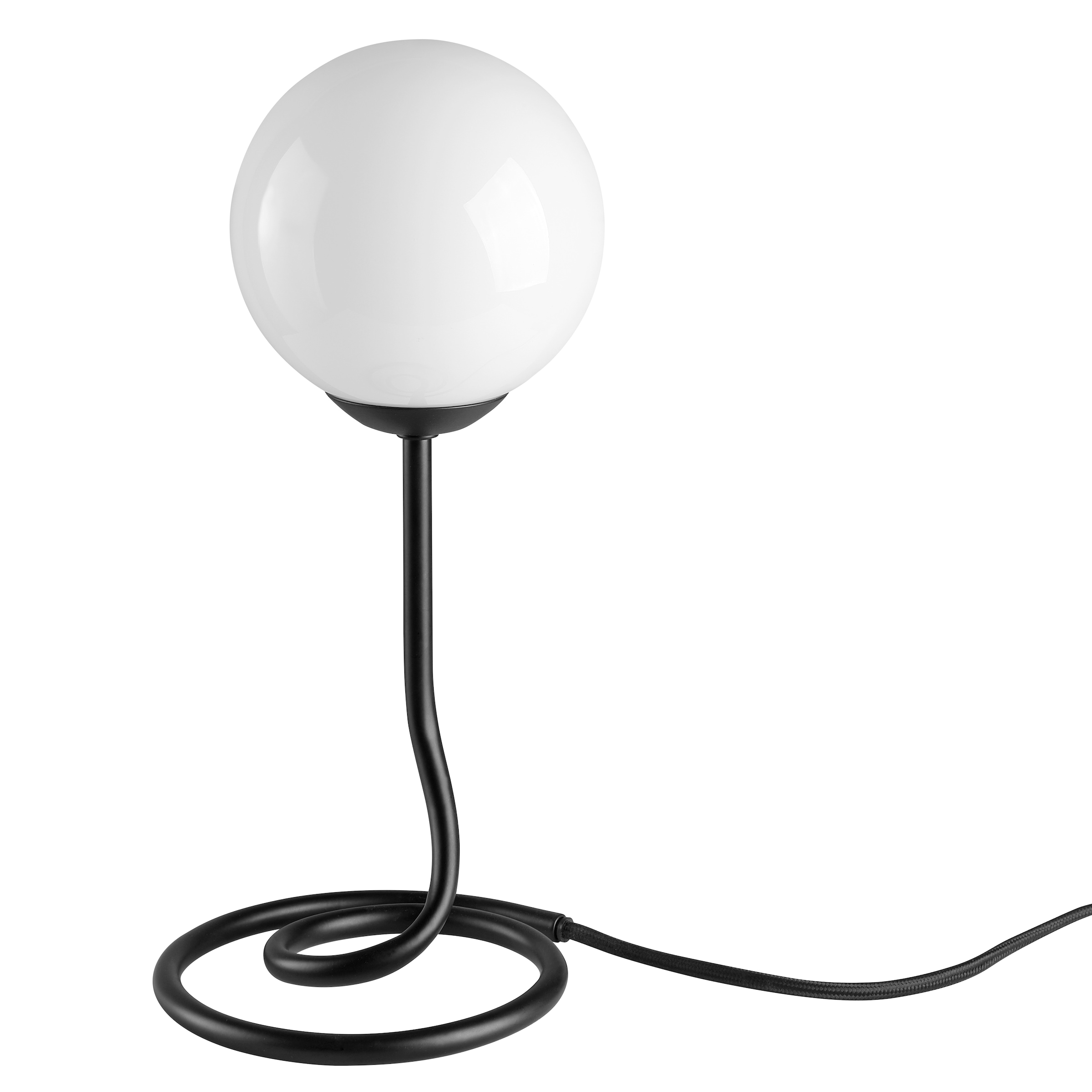 OTTO home Tischleuchte »Orrell«, Leuchtmittel G9 | ohne Leuchtmittel, Ø 15 cm, Materialmix - Metallfuß mit weißem Glasschirm