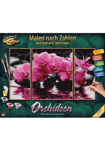 Schipper Malen nach Zahlen »Meisterklasse Triptychon - Orchideen«, Made in Germany kaufen
