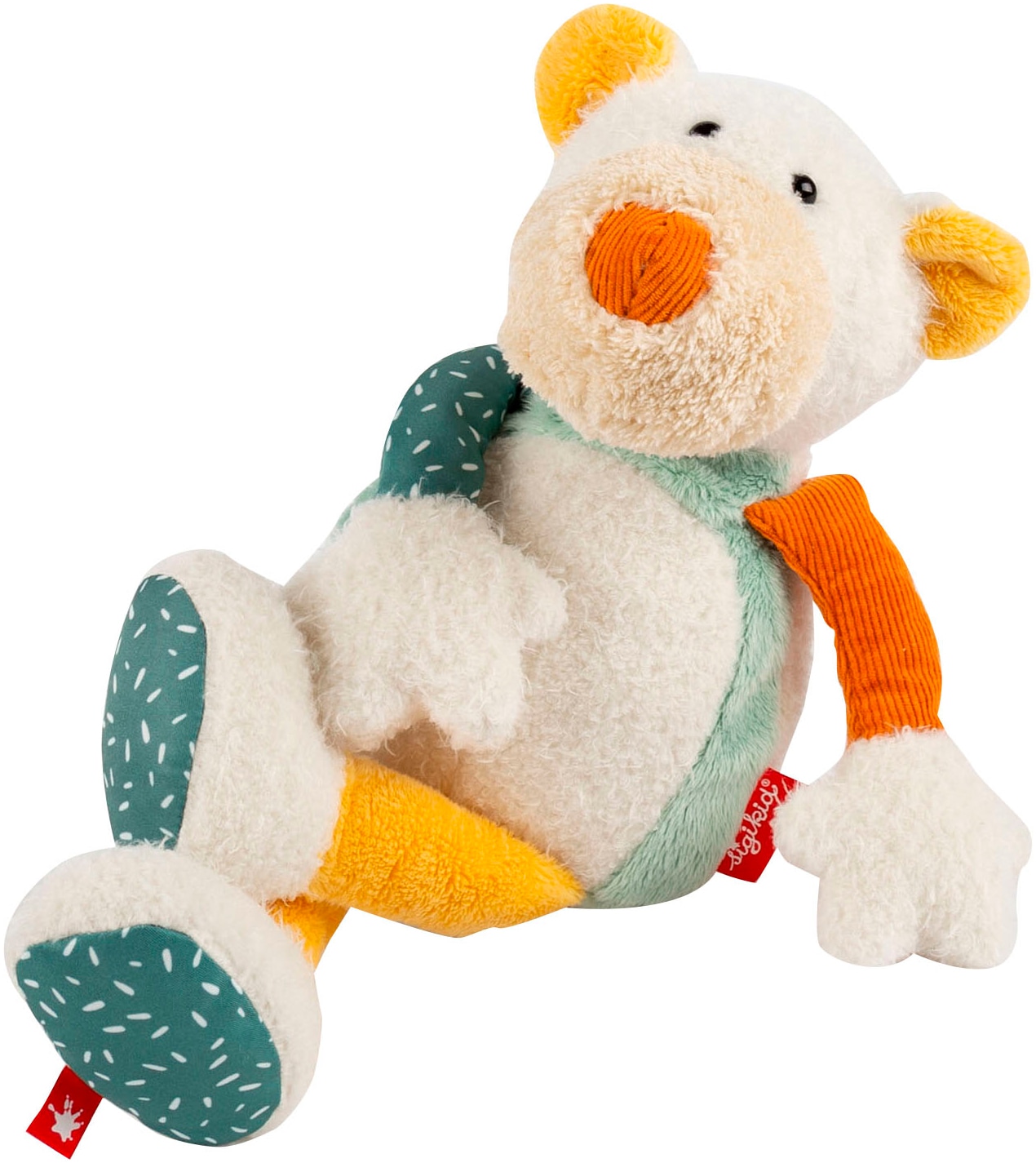 Sigikid Kuscheltier »Patchwork Sweety Yellow, Eisbär«