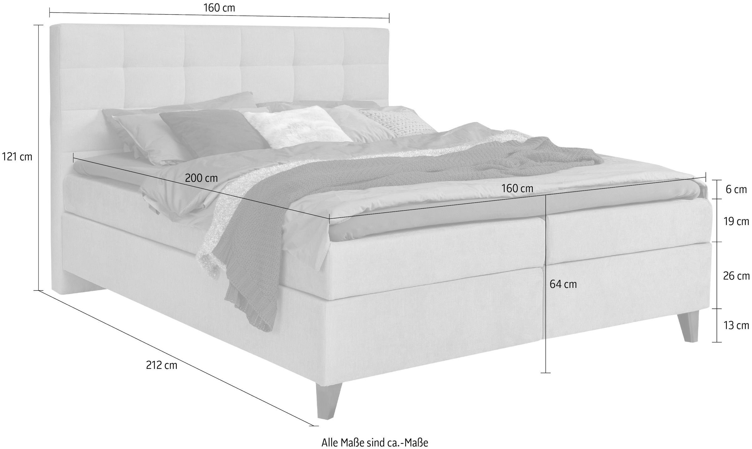 7. Bild von ADA trendline Boxspringbett »Neomi«