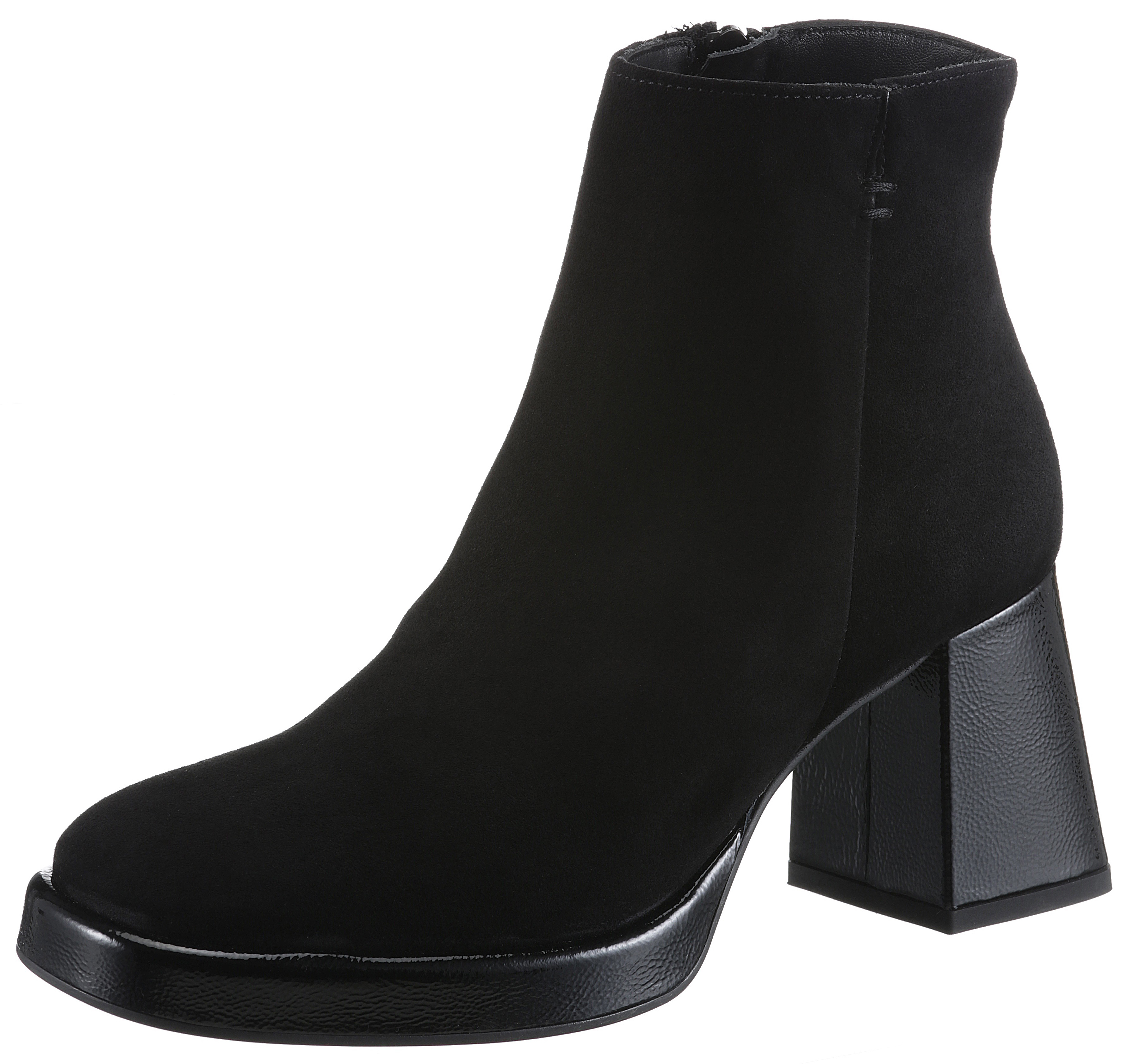 Stiefelette, in abgerundeter Form