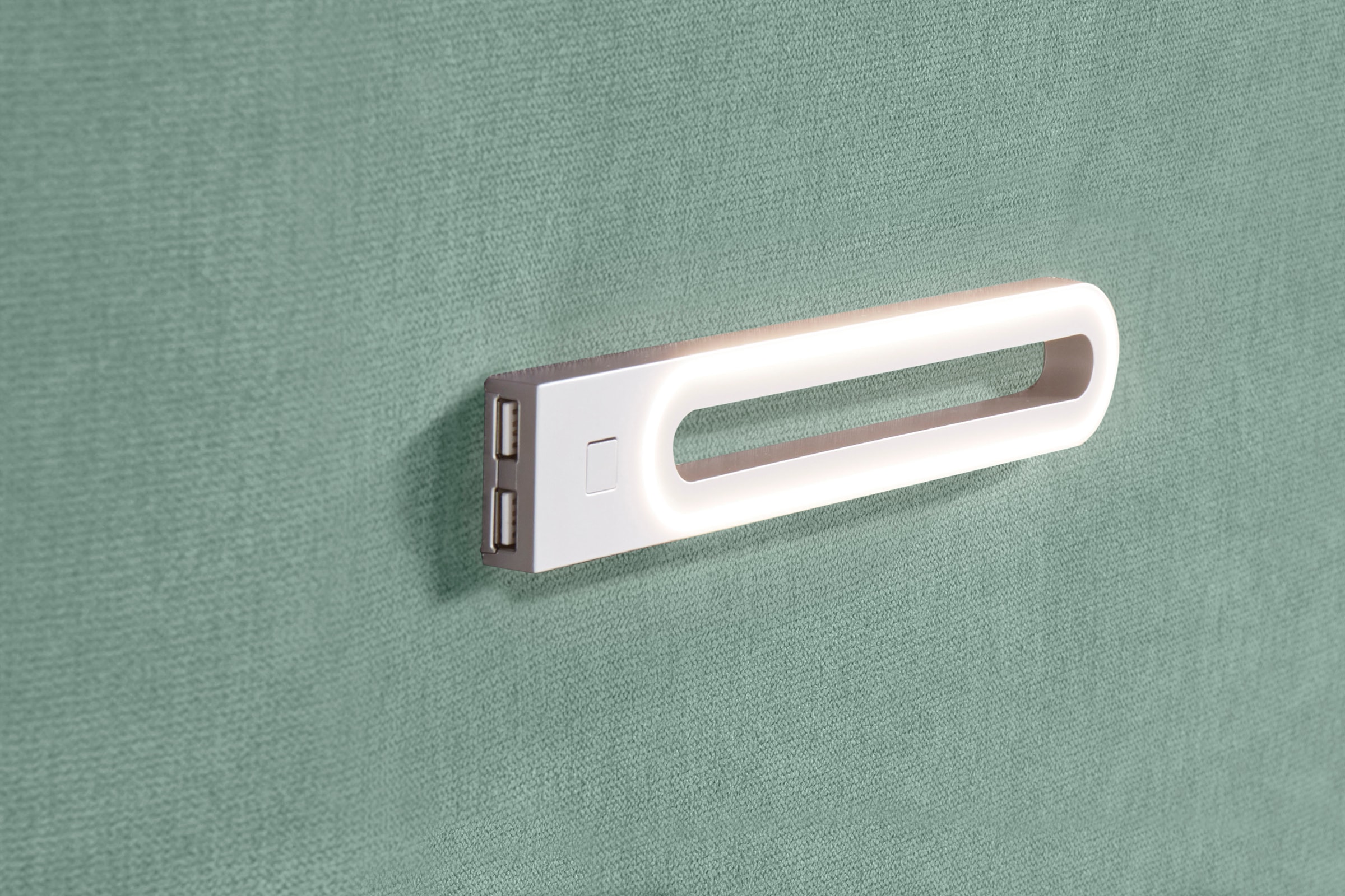 INOSIGN Boxbett »Luan«, Schubkästen, LED-Beleuchtung und Topper, in Breite 120 cm und 180 cm