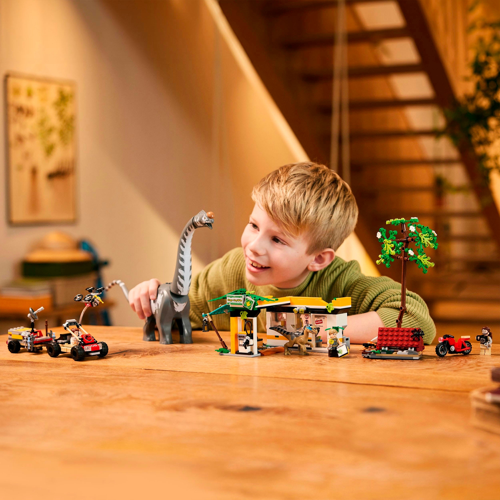 LEGO® Konstruktionsspielsteine »Raptor & Titanosaurus: Große Fährtensuche (76973), LEGO Jurassic World«, (582 St.), Made in Europe
