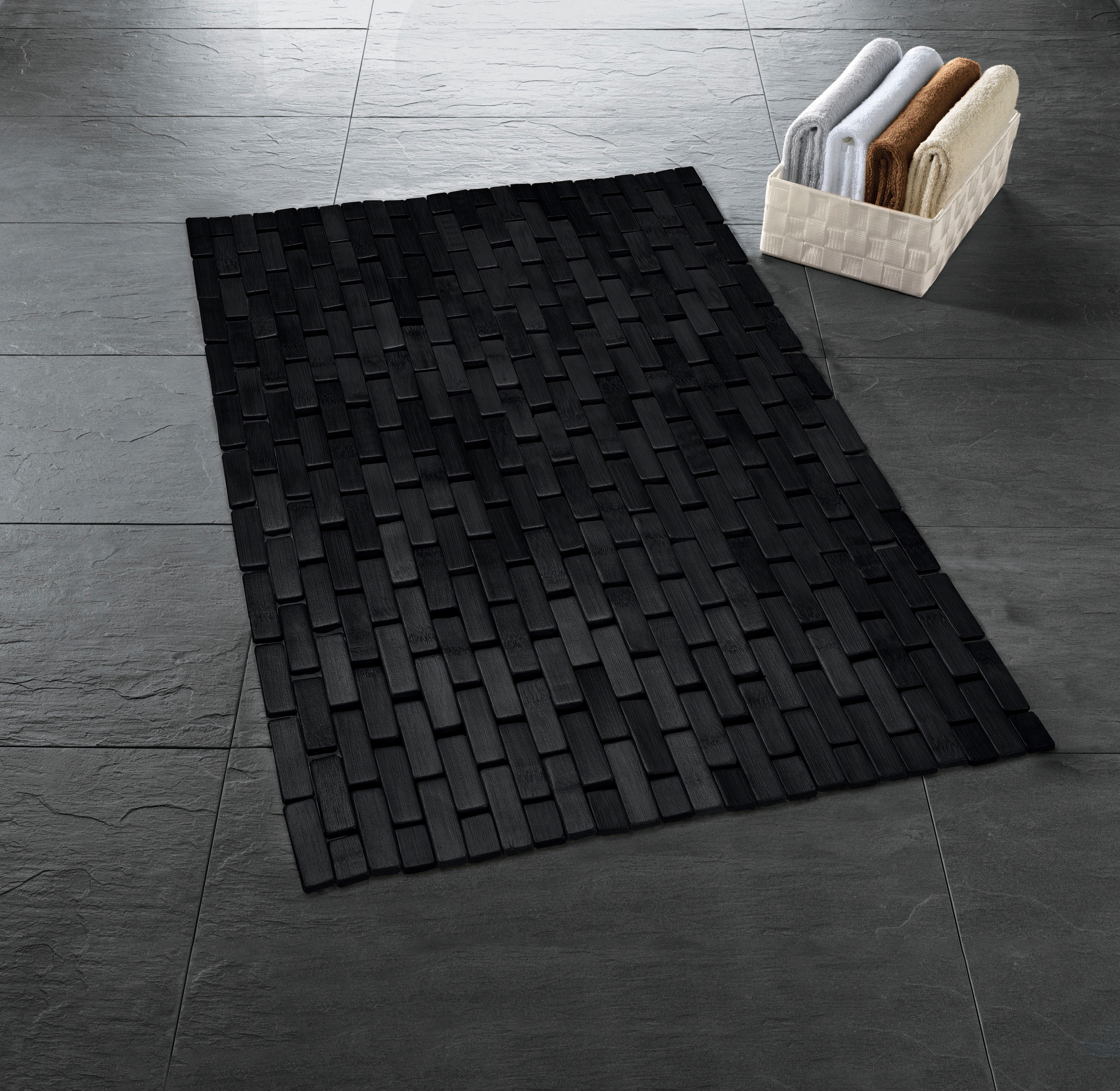 Kleine Wolke Badematte »Palito«, rutschhemmend beschichtet, Holzmatte, 100% günstig online kaufen