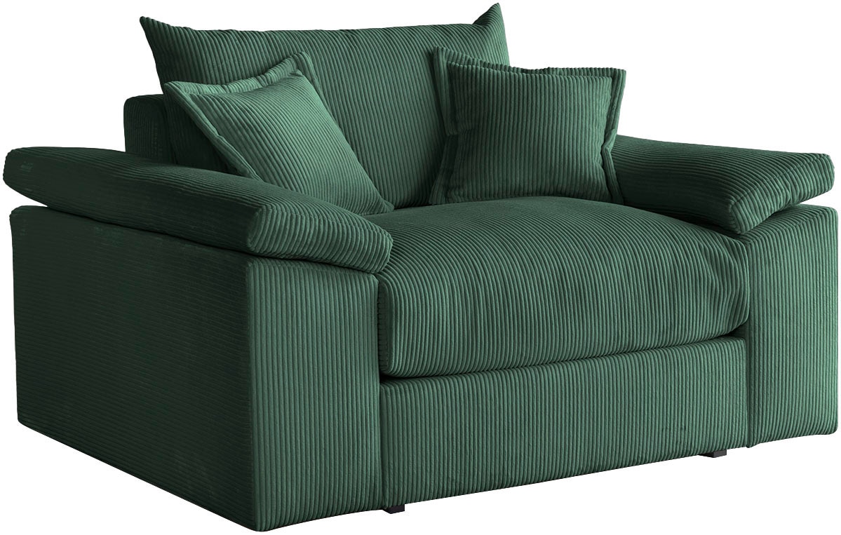 Home affaire XXL-Sessel »Soft&Cosy«, in Cord, inklusive 2 Zierkissen