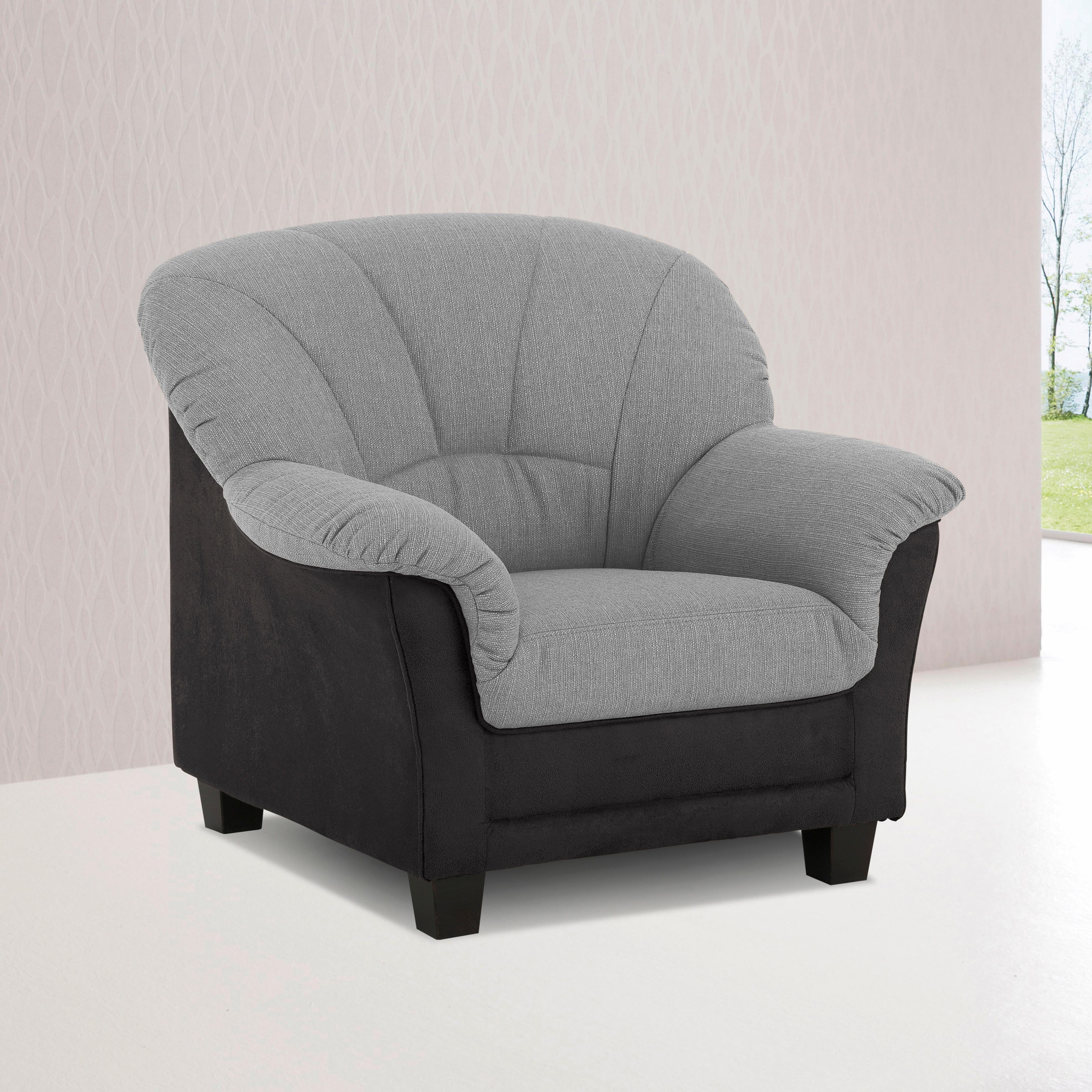 Home affaire Sessel »Camelita zeitlos, bequeme Armlehnen, auch in Leder, Br günstig online kaufen