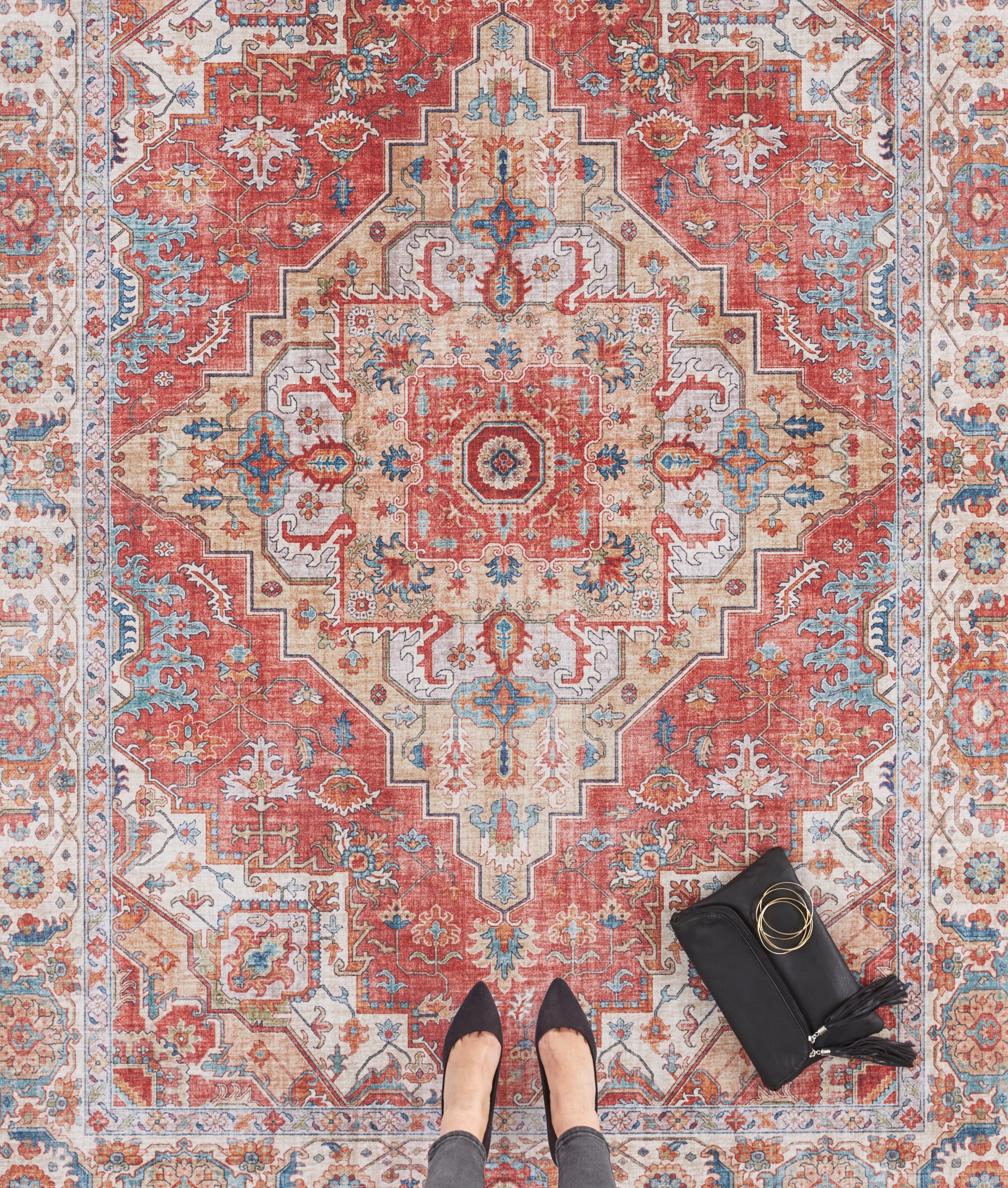 HANSE Home Teppich »Sylla«, rechteckig, 5 mm Höhe, Orientalisch, Läufer, Vintage, Wohnzimmer, Schlafzimmer, Esszimmer