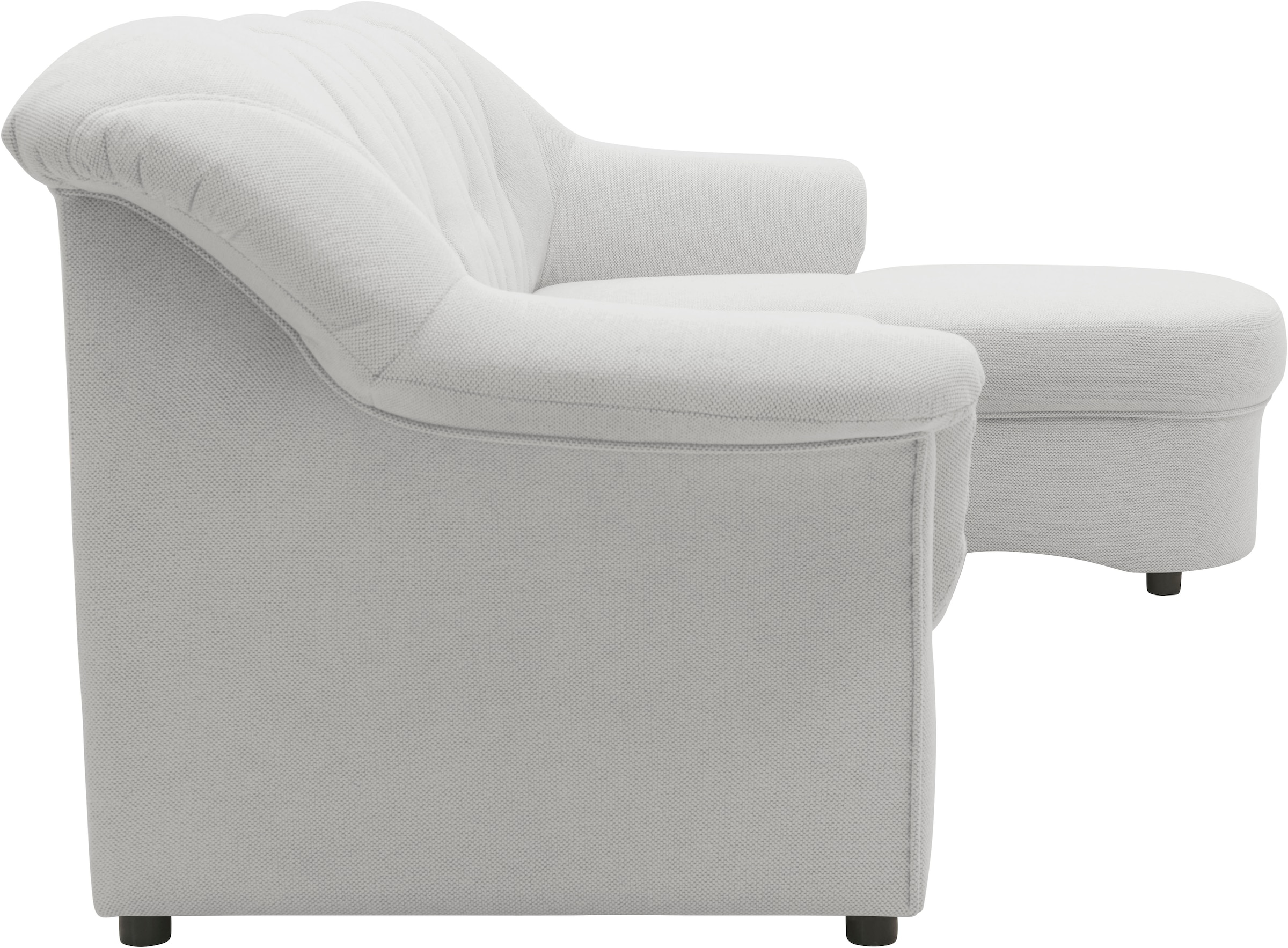 DOMO collection Ecksofa »Flores Schlafsofa, B/T/H: 233/142/86 cm, L-Form«, wahlweise mit Bettfunktion, wahlweise mit Federkern, auch in Leder