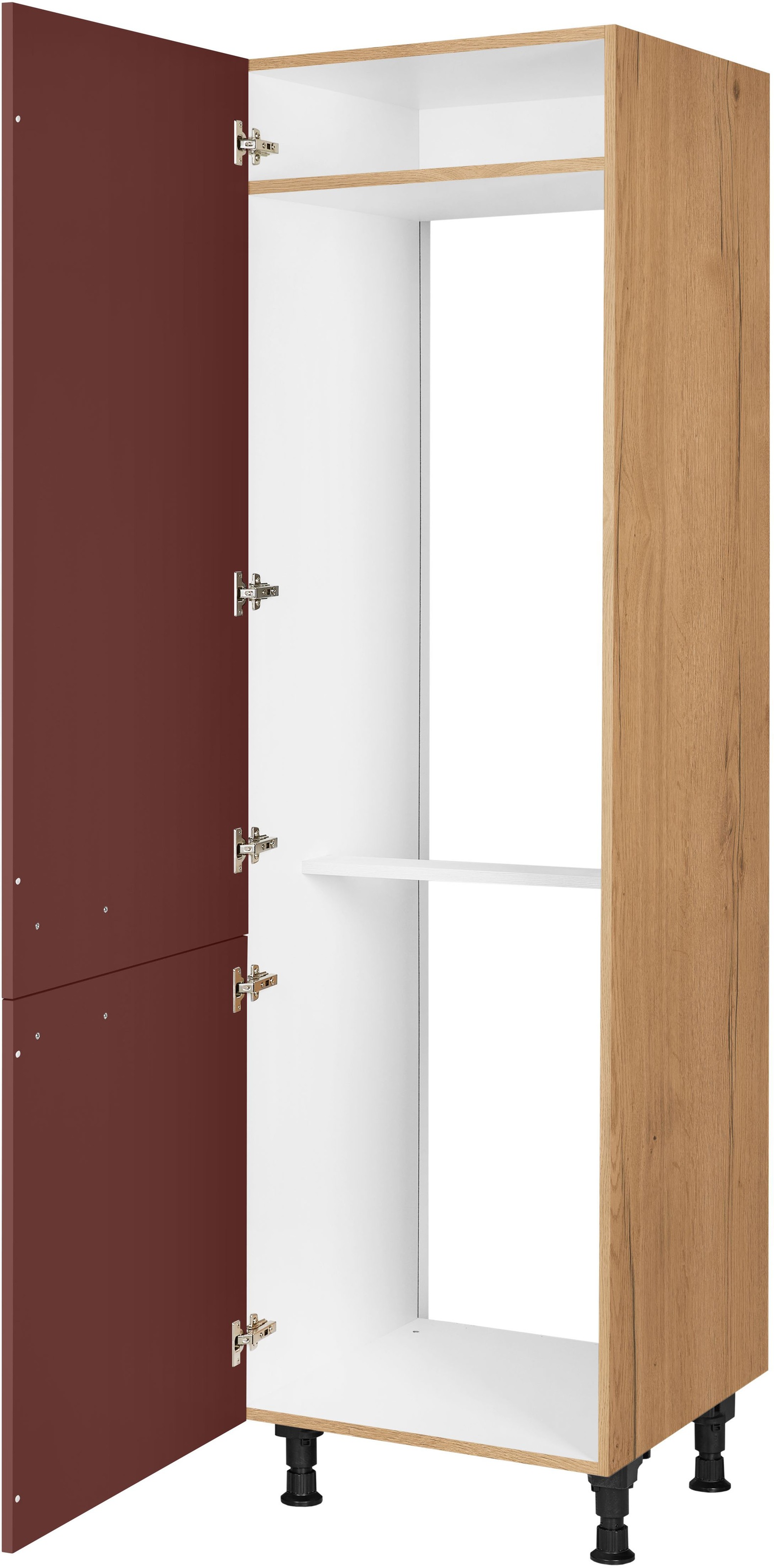 nobilia® Kühlmodul »"Easytouch", für ein Kühl- und Gefrierschrank, Ausrichtung wählbar«, vormontiert, Ausrichtung wählbar, Breite/Höhe: 60/216,6 cm